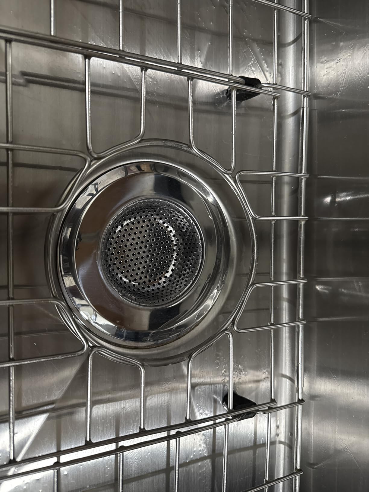 Fengbao 2PCS Kitchen Sink Strainer - Stainless Steel, Large Wide Rim 4.5