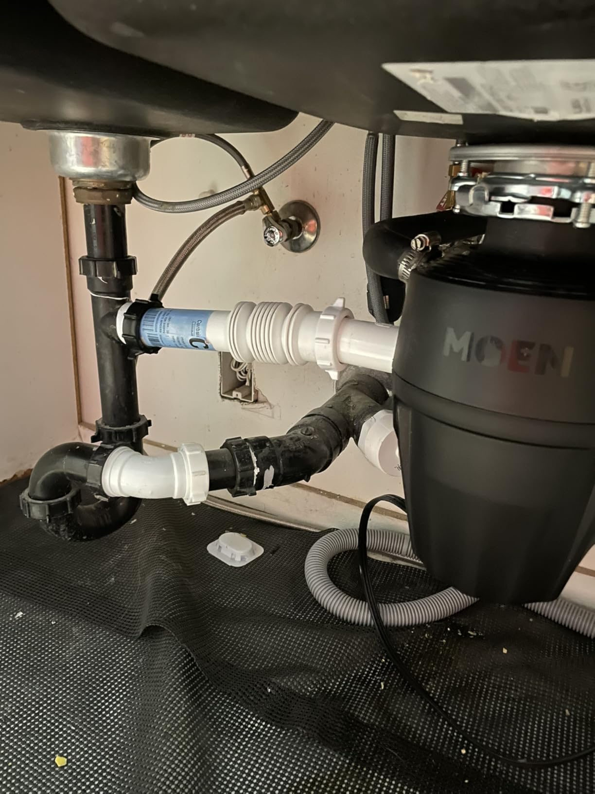 Moen Prep Series PRO Continuous Feed Compact Garbage Disposal for Kitchen Sink with Power Cord, GXP50C - Customer Photo 1