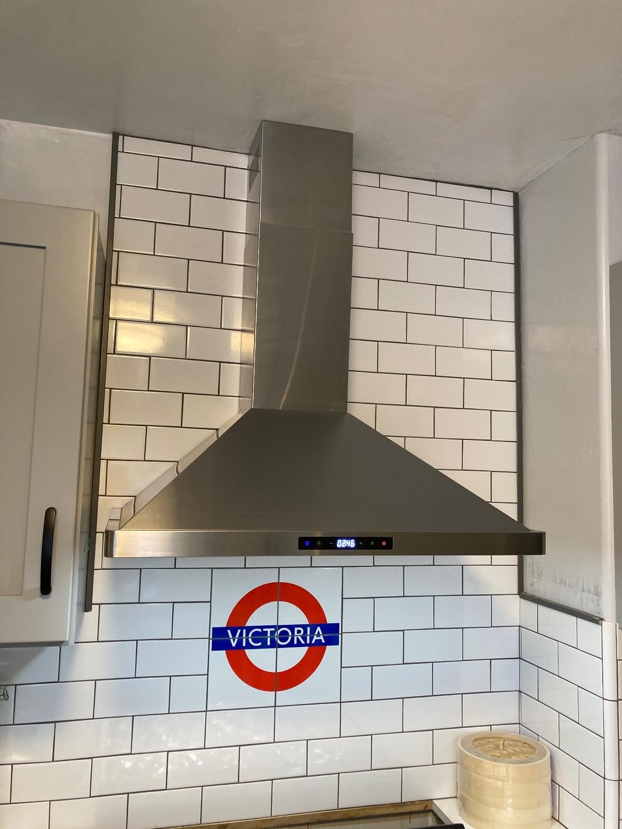 COSMO COS-63175S 30 in. Vista Collection 380 CFM Ducted Wall Mount Range Hood, Touch Controls, LED Lights, Stainless Steel Customer Review COSMO COS-63175S 30 in. Vista Collection 380 CFM Ducted Wall Mount Range Hood, Touch Controls, LED Lights, Stainless Steel - Customer Photo 4