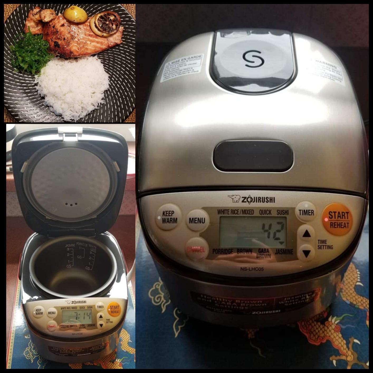 Zojirushi NS-LHC05 Micom Rice Cooker & Warmer, Stainless Dark Brown, 3 Cups Uncooked - Customer Photo 3