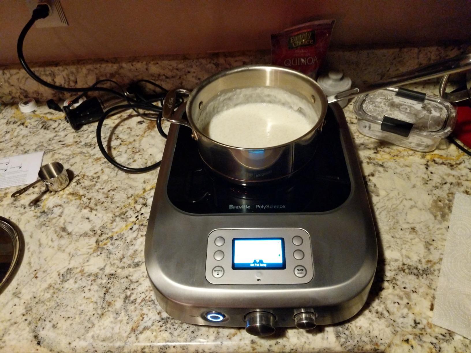 Breville Commercial CMC850BSS Control Freak Precise Temperature Controlled Induction Cooktop, Brushed Stainless Steel - Customer Photo 5