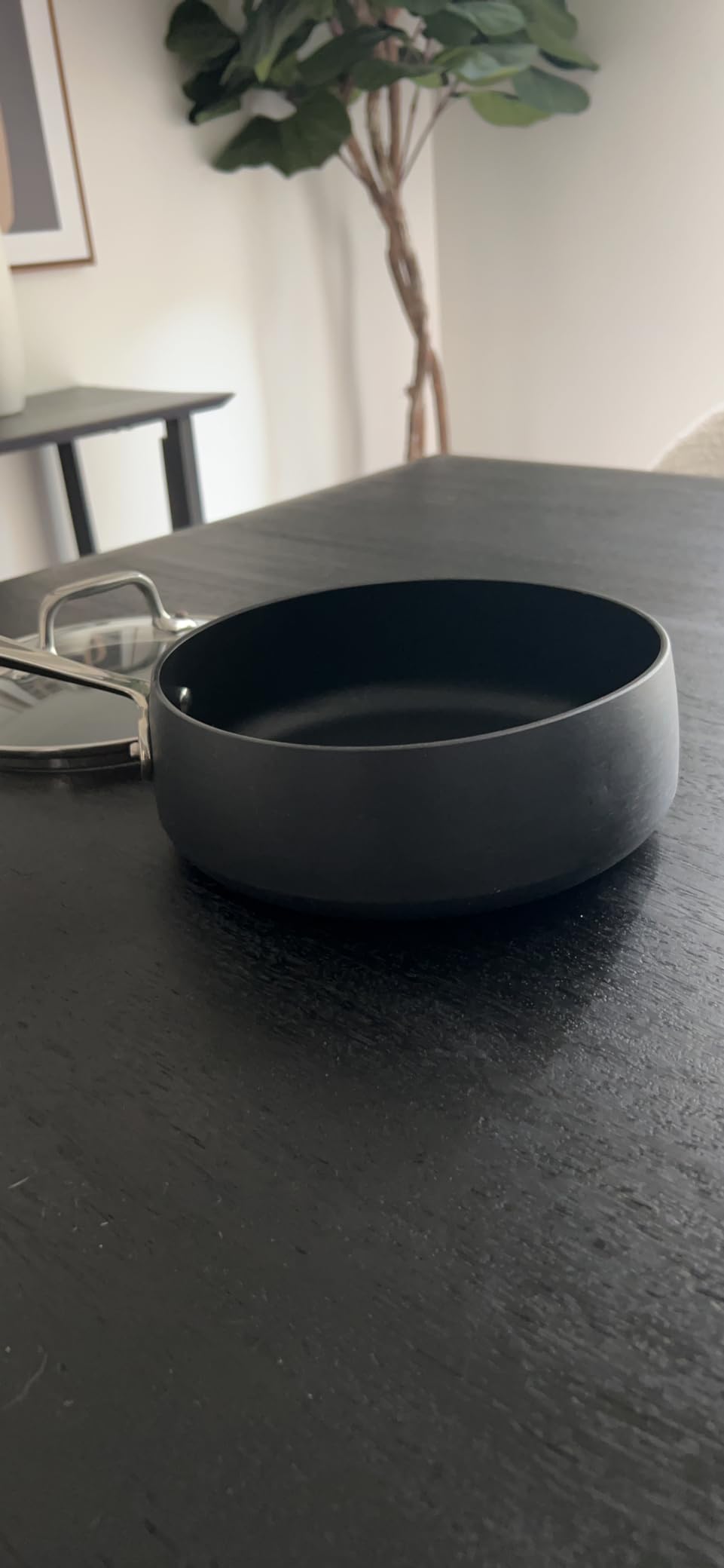 All-Clad HA1 Hard Anodized Nonstick Sauce Pan 3.5 Quart Induction Oven Safe 350F Pots and Pans, Cookware Black - Customer Photo 3