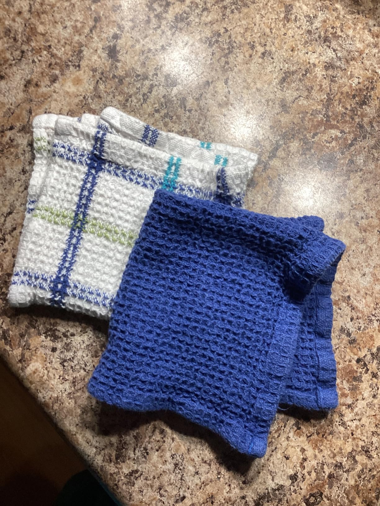 T-Fal Premium Waffle Dish Cloths: Highly Absorbent, Super Soft Long Lasting - 100% Cotton, 12