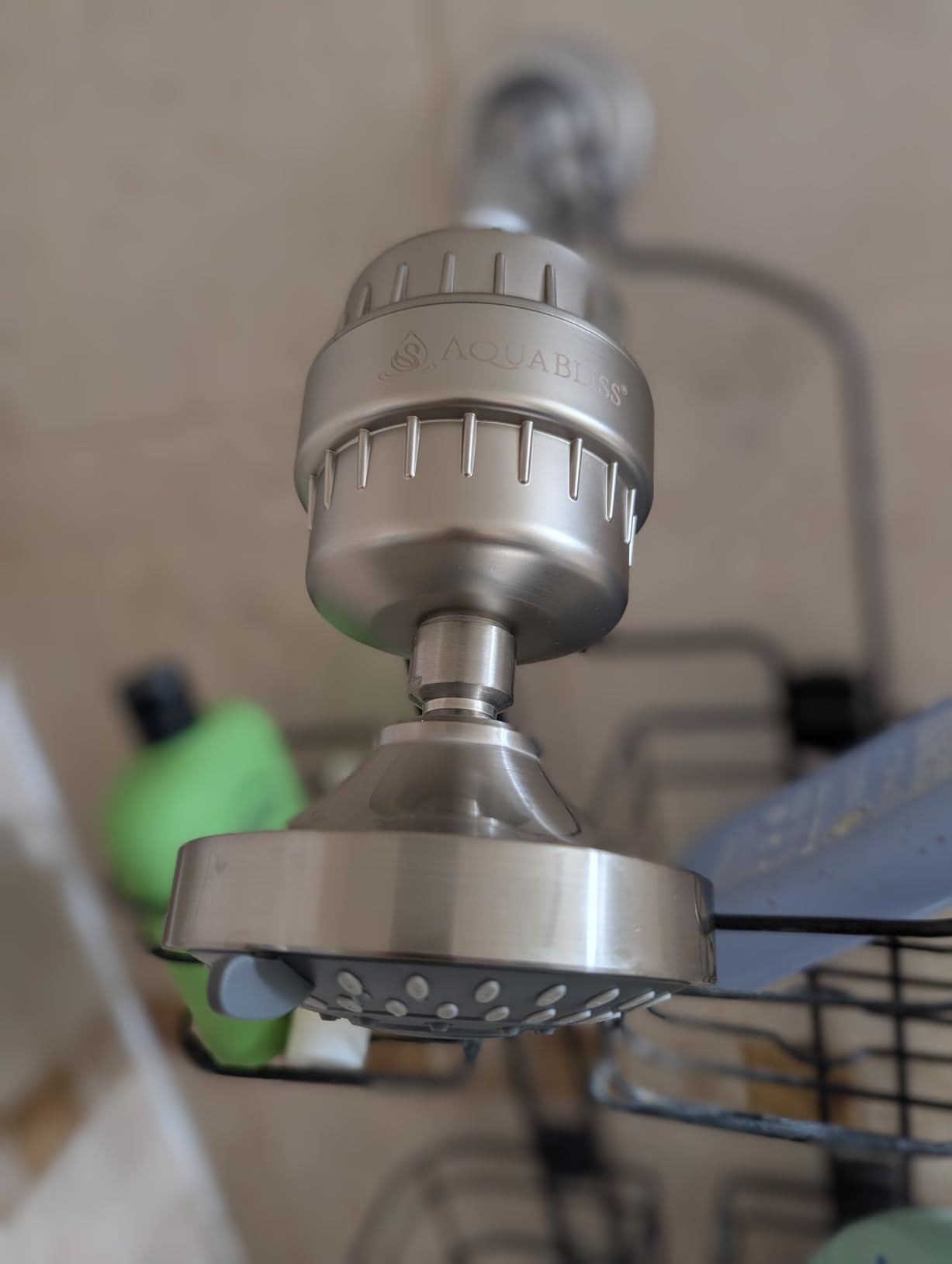 Aquabliss High Output Revitalizing Shower Filter - Reduces Dry Itchy Skin, Dandruff, Eczema, and Dramatically Improves The Condition of Your Skin, Hair and Nails - Chrome (SF100) customer photo 2