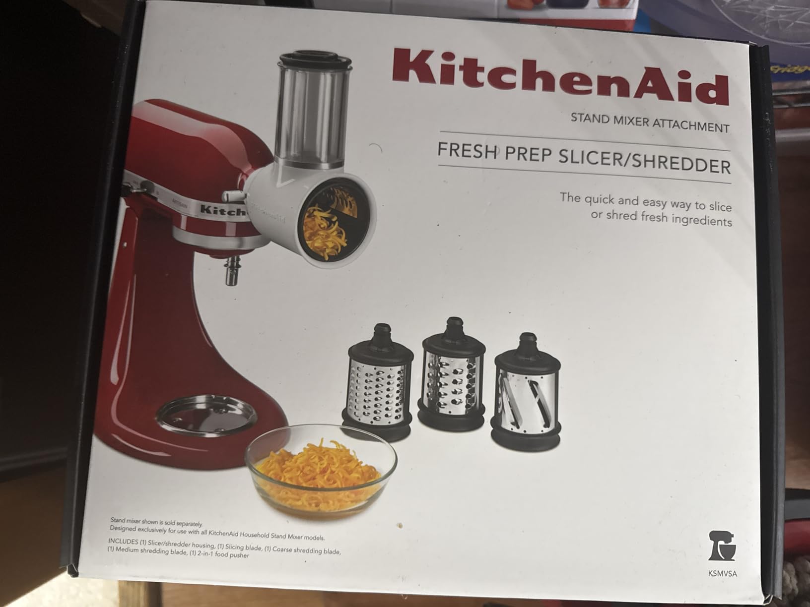 KitchenAid Stand Mixer Attachment, KSMVSA Fresh Prep Slicer/Shredder - Customer Photo 2