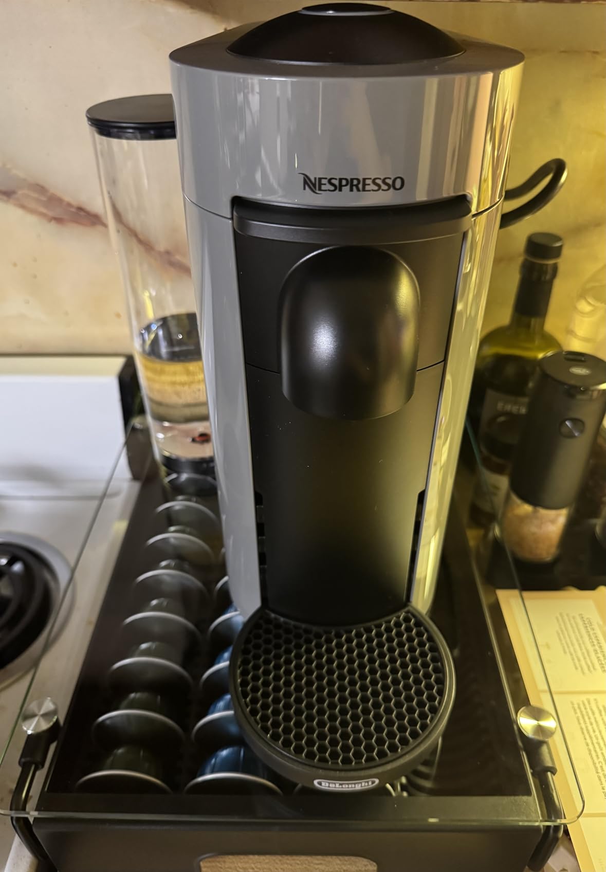 De'Longhi Nespresso Vertuo Plus Coffee and Espresso Maker by De'Longhi, Grey - Customer Photo 4