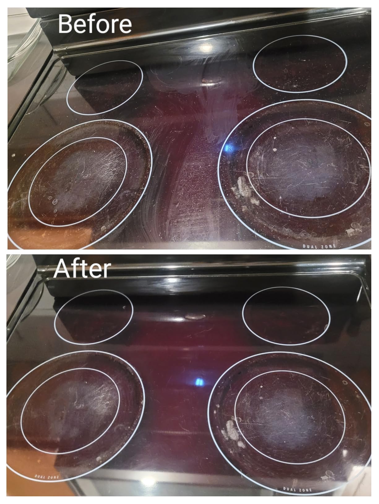 Weiman Cooktop Cleaner Spray for Daily Use, Streak & Residue Free, Non-Abrasive Formula, 2 Pack with Micro Towel - Customer Photo 2