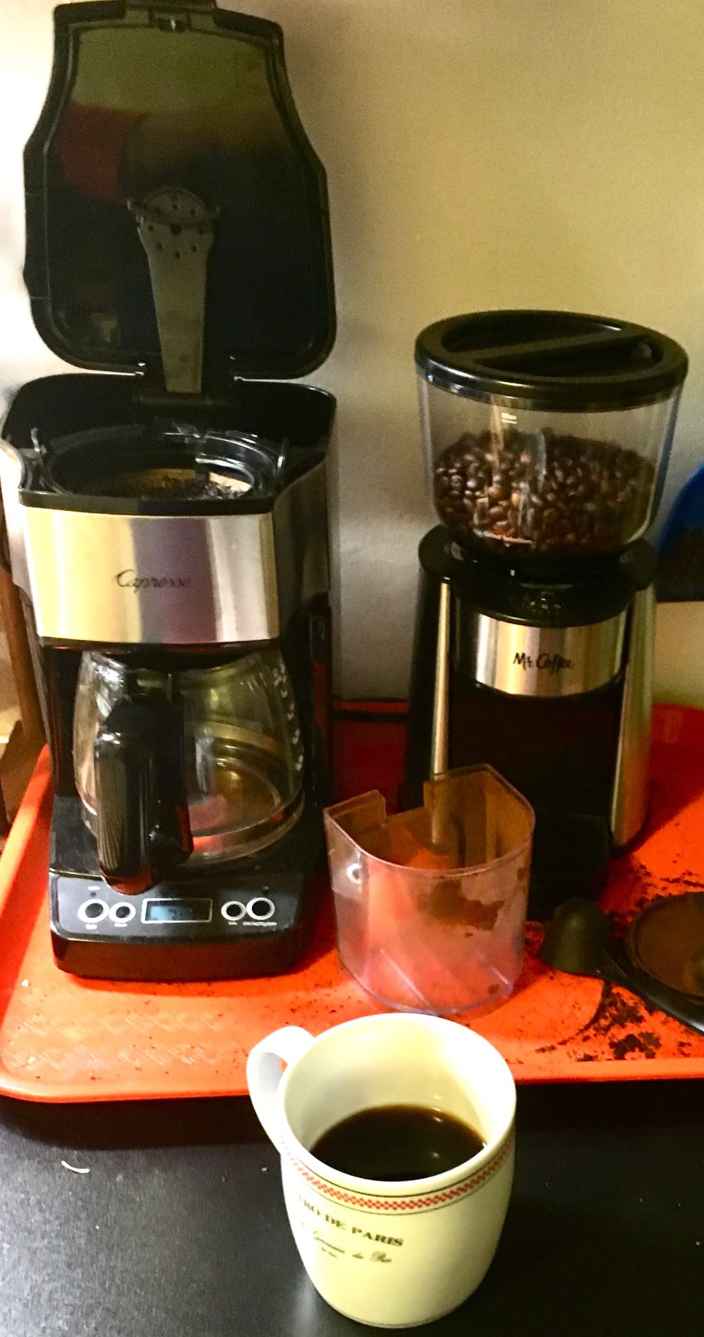 Capresso 5-Cup Mini Drip Coffee Maker, Black and Stainless Steel - Customer Photo 3