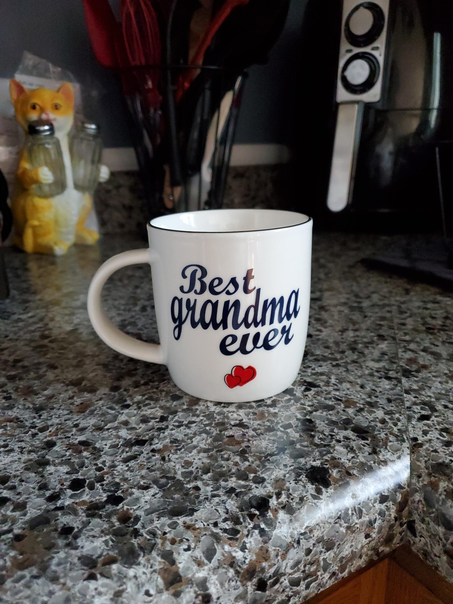 Triple Gifffted Best Grandma Ever Gifts Ideas for Grandmother From Grandkids, Coffee Mug and Socks From Grandson Granddaughter, Grandparent Birthday, Christmas, Mothers Day, Ceramic Cup 380ml - Customer Photo 1