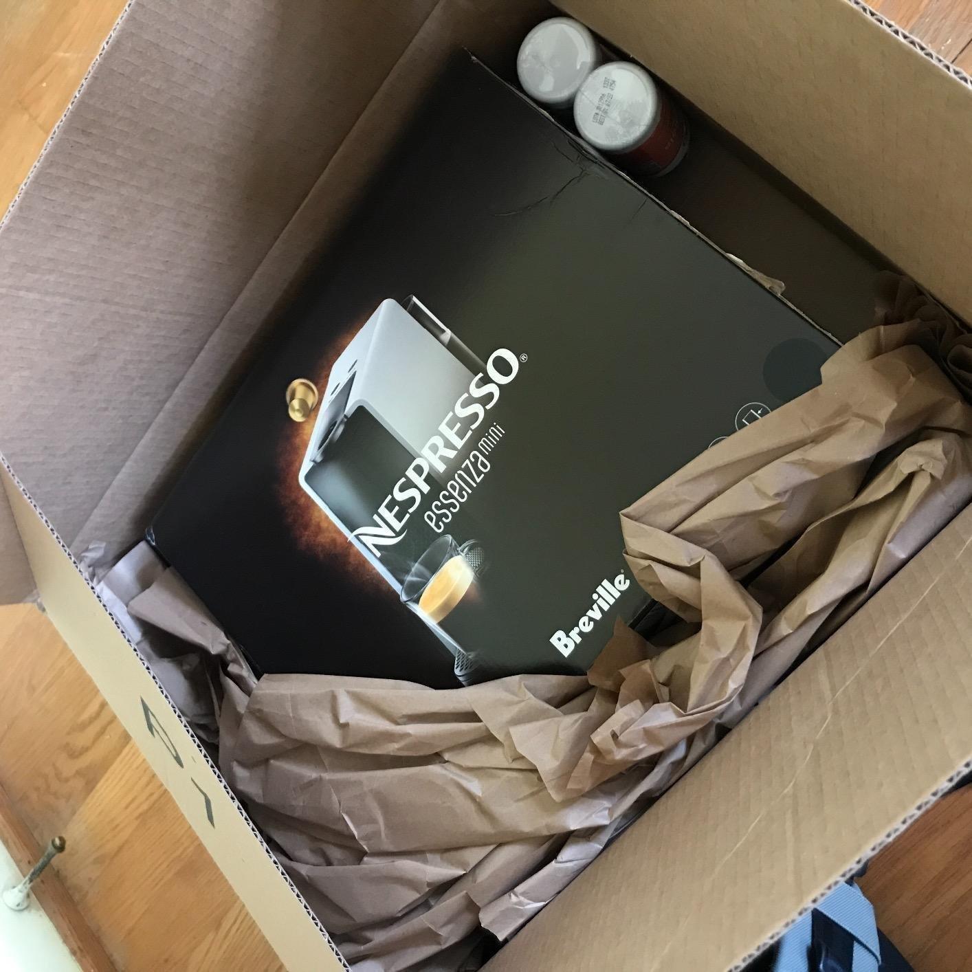 Nespresso Essenza Mini Espresso Machine by Breville, Piano Black - Customer Photo 2