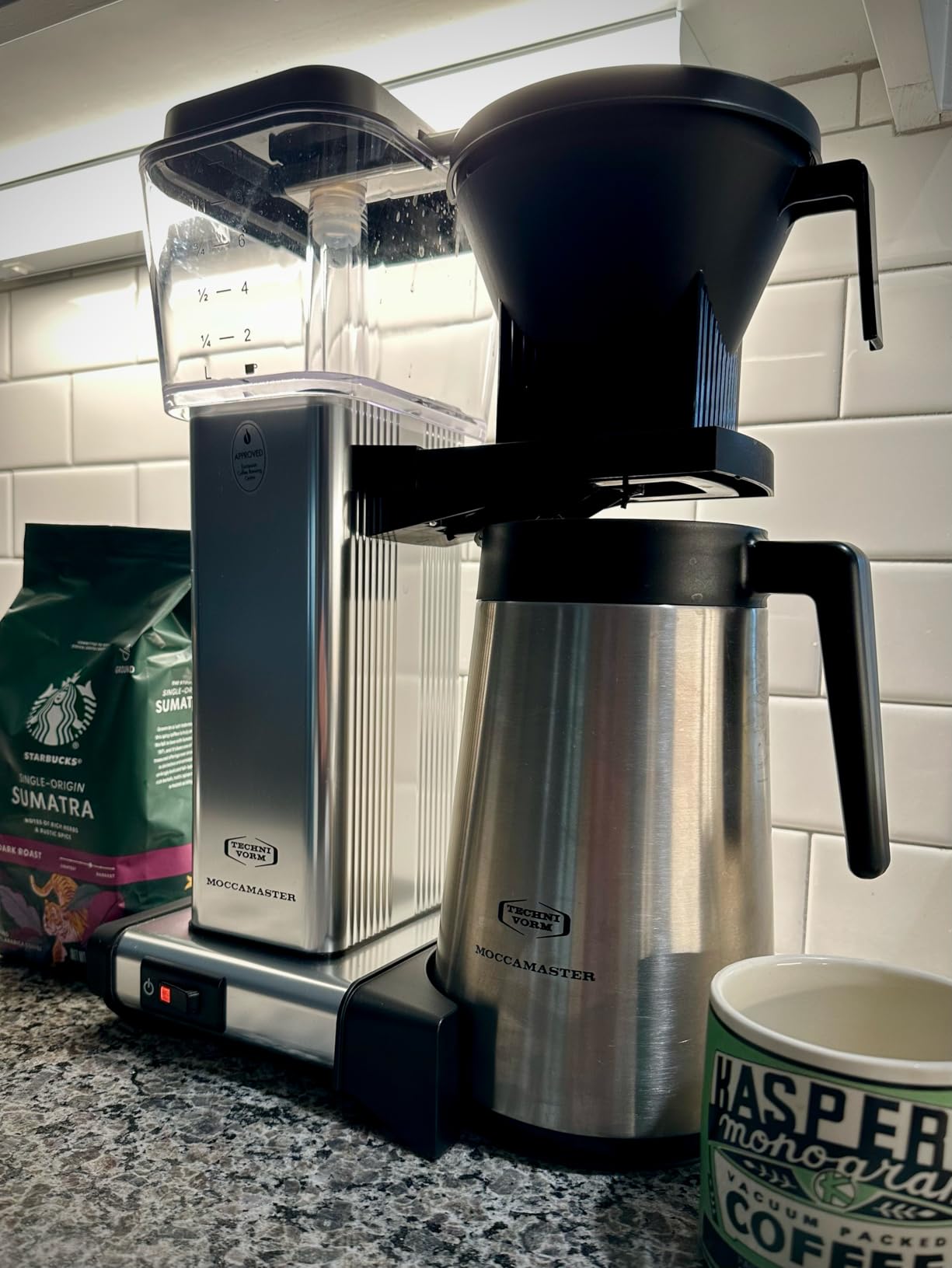 Technivorm Moccamaster 79314 KBGT thermal Carafe 10-Cup Coffee Maker 40 Ounce, Black 1.25l - Customer Photo 1
