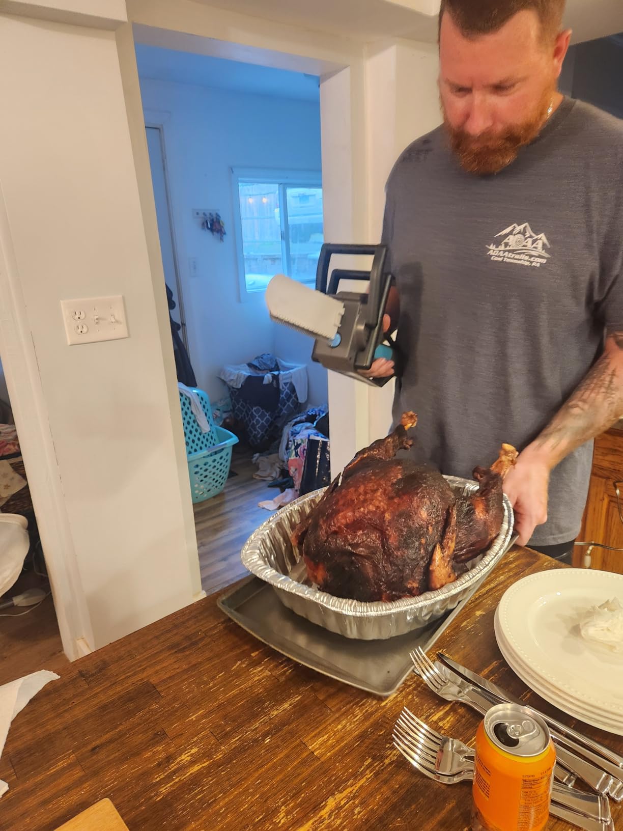 MIGHTY CARVER Electric Carving Knife, As Seen On Shark Tank - Customer Photo 1
