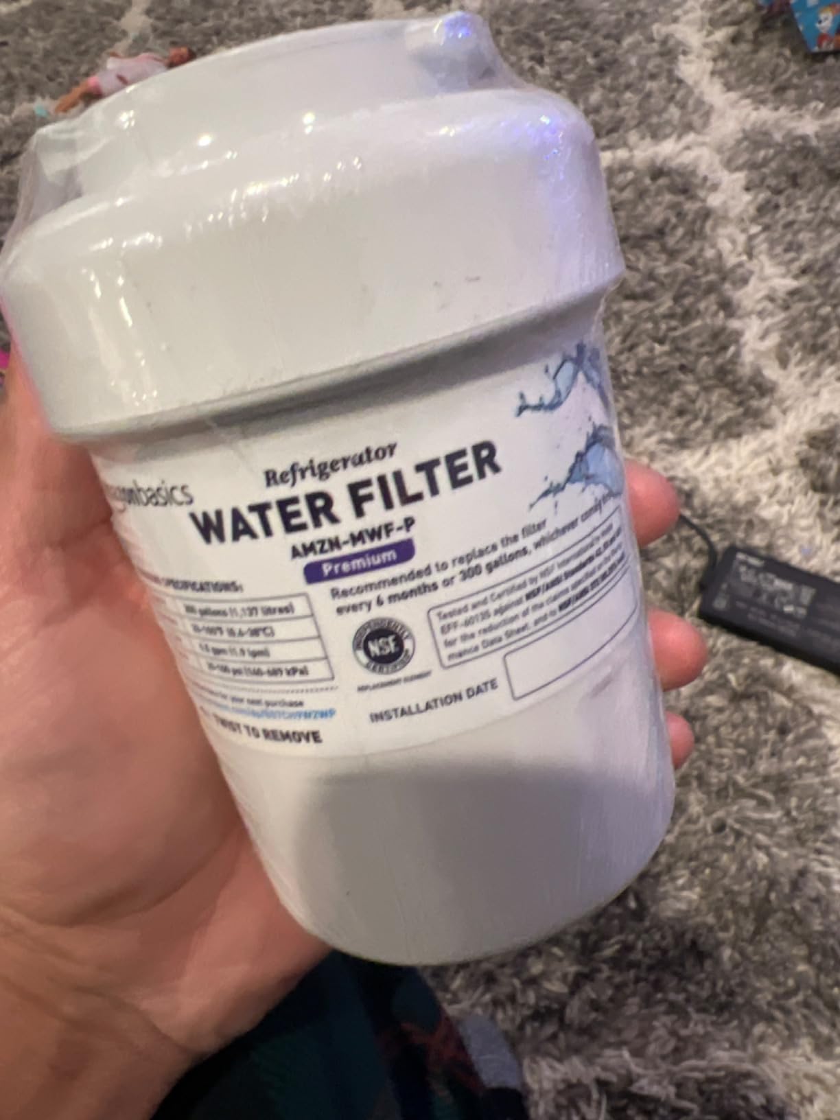 Amazon Basics MWF Water Filter 1-Pack - Customer Photo 1