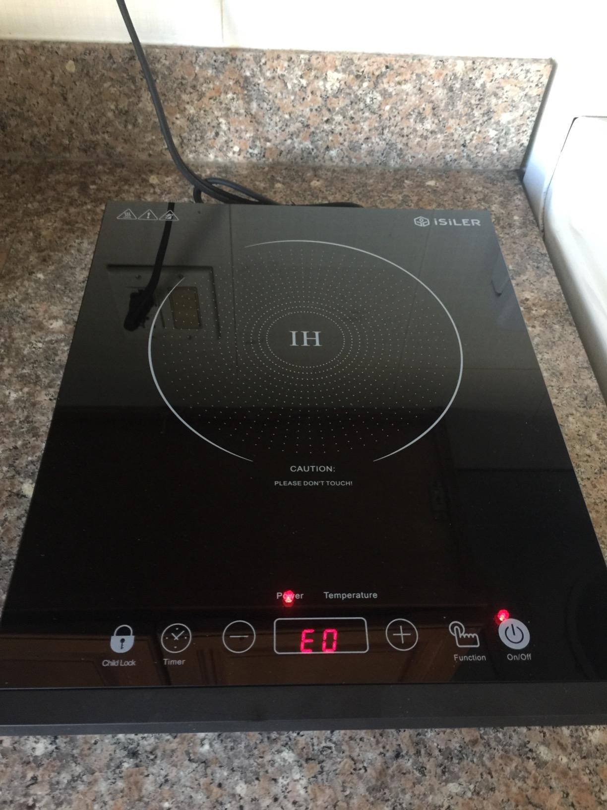 Portable Induction Cooktop, iSiLER 1800W Sensor Touch Electric Induction Cooker Hot Plate with Kids Safety Lock, 6.7