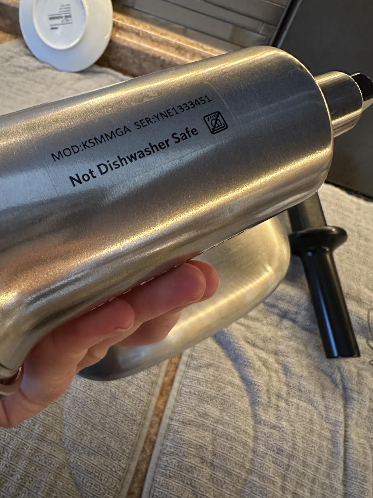 KitchenAid Stand Mixer Attachment, Food Grinder KSMMGA, Metal Food Grinder customer photo 2