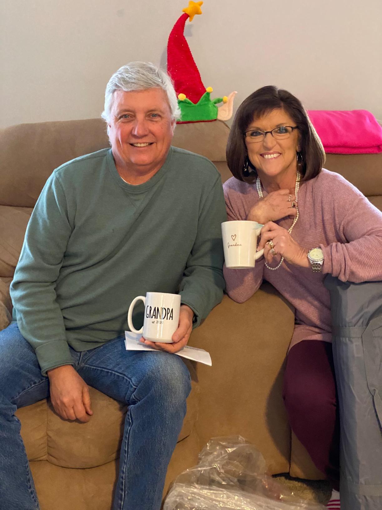 Pavilion Grandma Coffee Mug - Stoneware Coffee Cups for Grandmothers with Heart Tag - Ideal for Daily Use with 'Grandma' Text Design - Microwave & Dishwasher Compatible - Cream, 15 oz - Customer Photo 2
