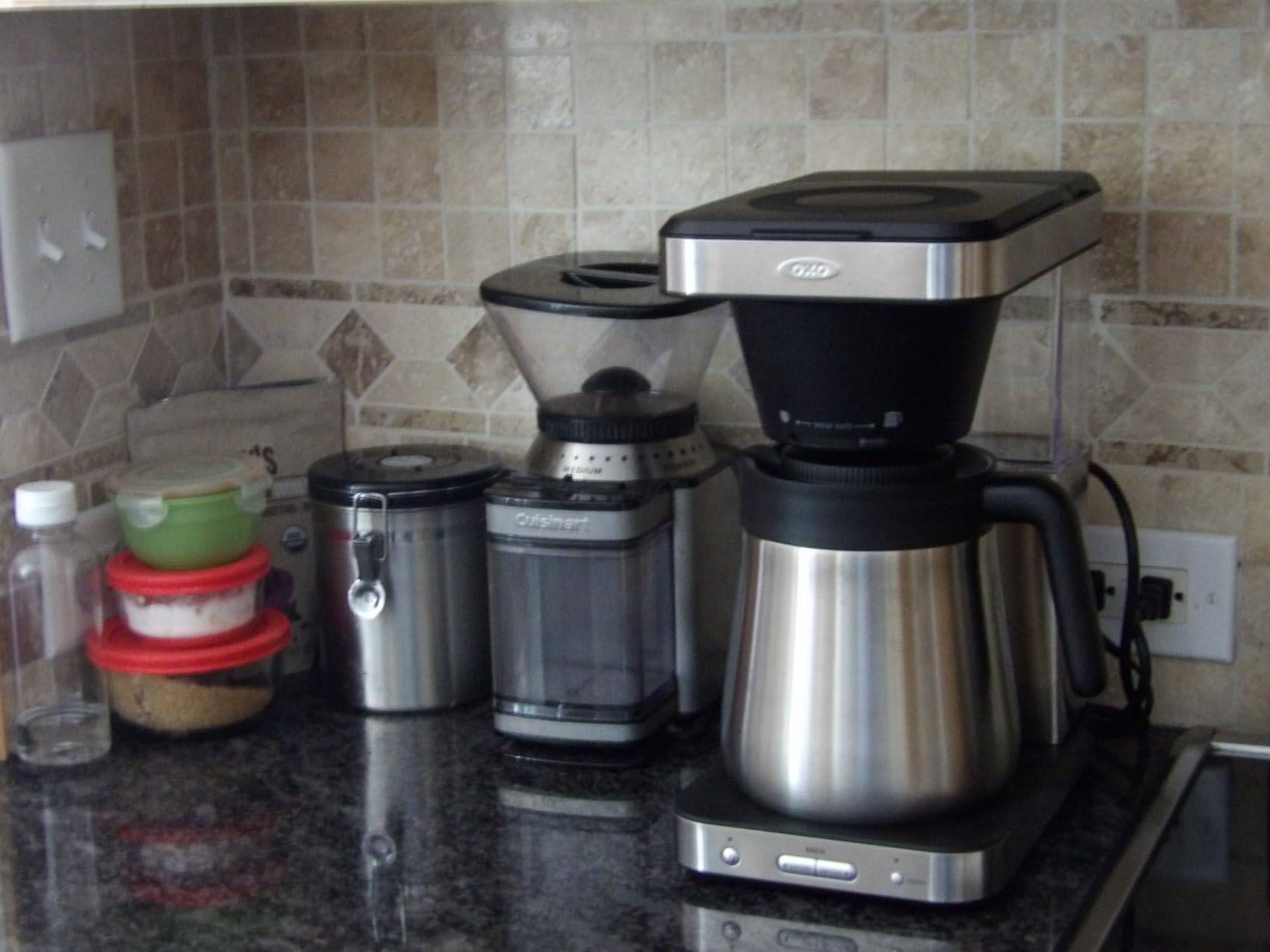 OXO Brew 8-Cup Coffee Maker - Single-Serve & Carafe, Thermal Stainless Steel, SCA Certified - Customer Photo 2