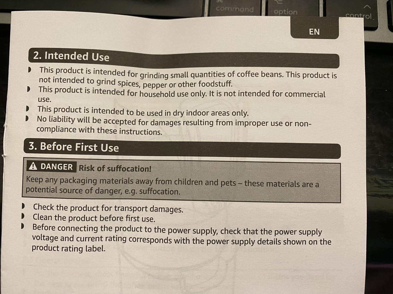 Amazon Basics Electric Coffee Grinder, Coffee Bean and Spice Grinder, With Heavy-Duty Stainless Steel Grind Blades - Customer Photo 4