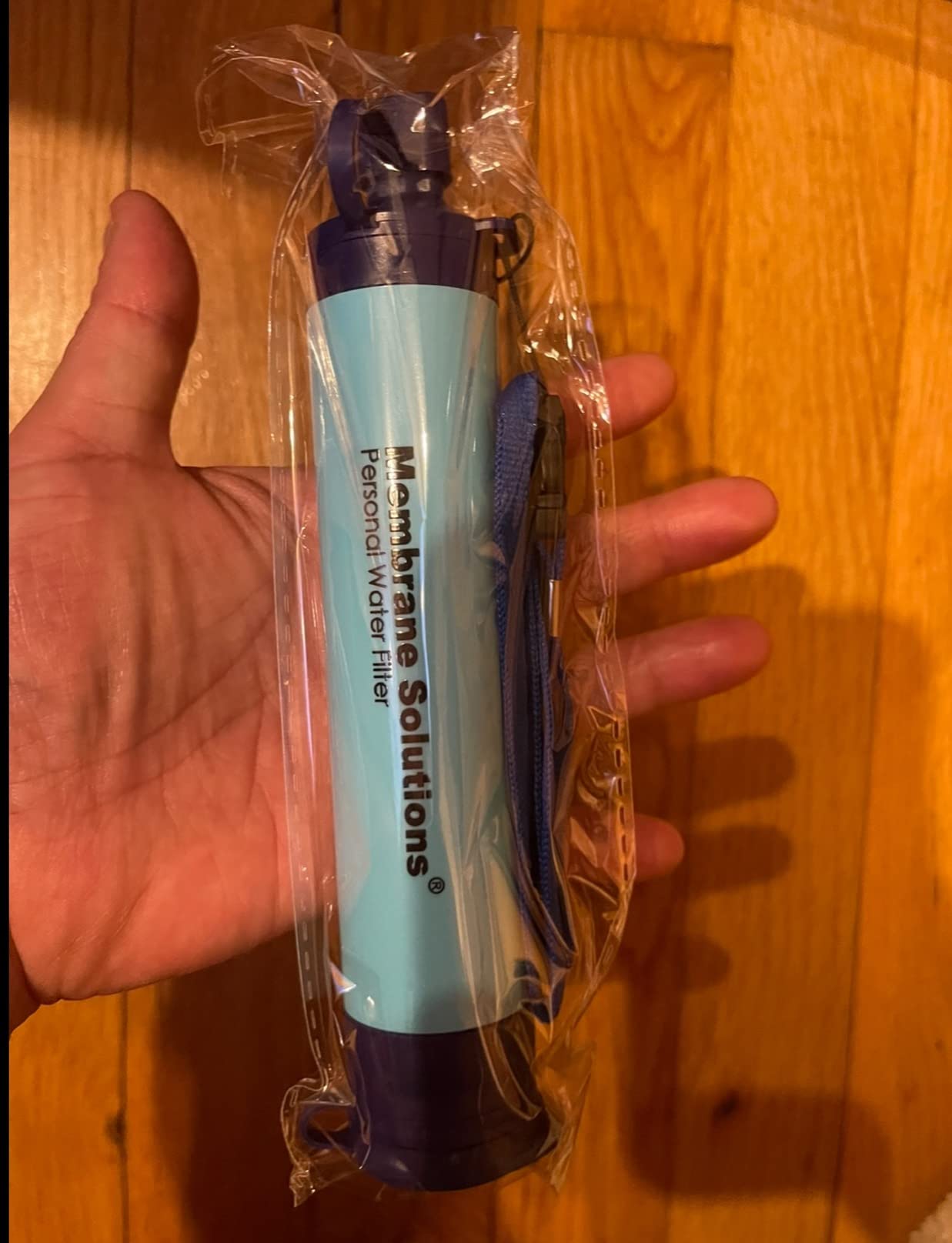 Membrane Solutions Straw Water Filter S1, NSF/ANSI 42&372&401 certificated, Survival Filtration Portable Gear, Emergency Preparedness, Supply for Drinking Hiking Camping Team Family Outing - Customer Photo 2