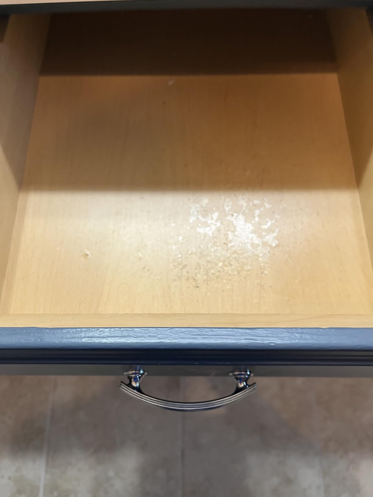 GORILLA GRIP DripGuard Shelf Liner, Non-Adhesive Drawer and Kitchen Cabinet Protector, Strong Grip Slip Resistant Underside, Smooth Surface Liners for Cabinets, Bathrooms, Closets, 12x240 Inch, Marble - Customer Photo 3