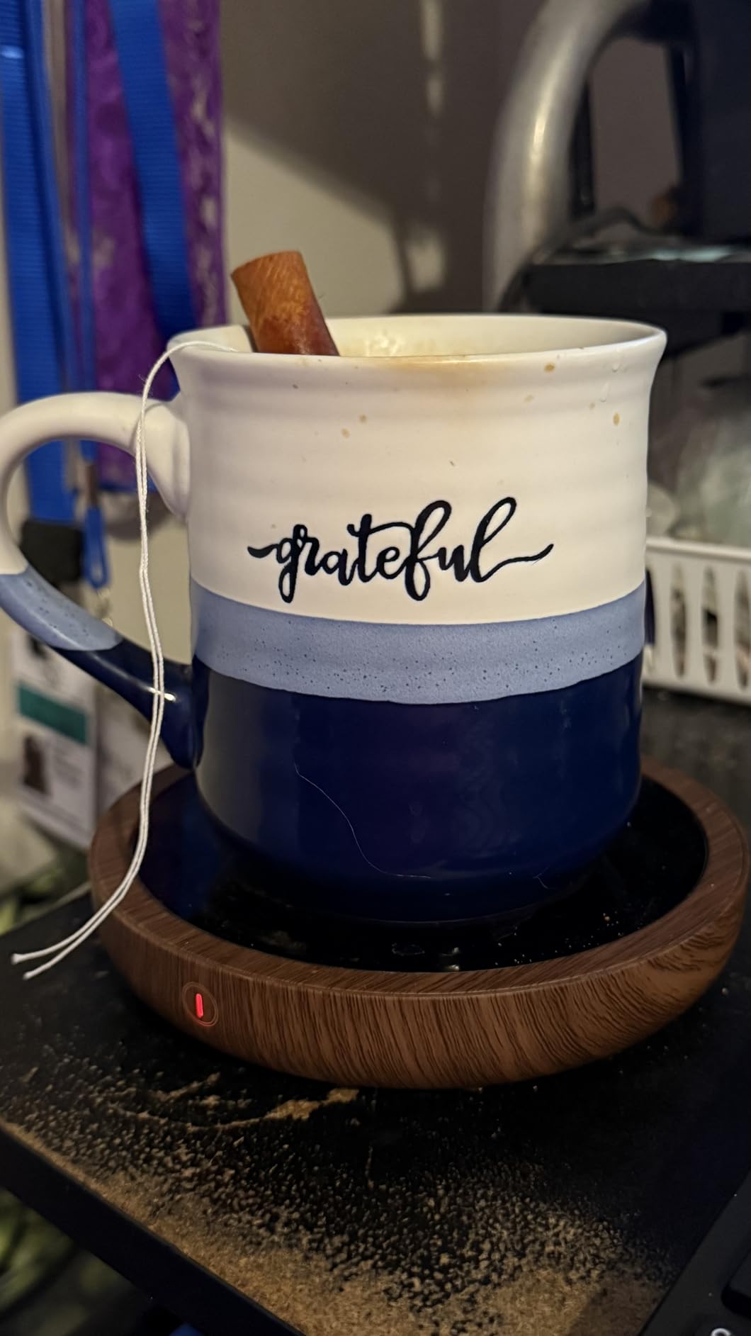 DOWAN 20 oz Coffee Mugs, Large Mugs with Word Blessed Grateful, Porcelain Coffee Cup, Thank You Gifts for Mom Dad, Set of 2 | Large Mugs, Coffee Cup - Customer Photo 1