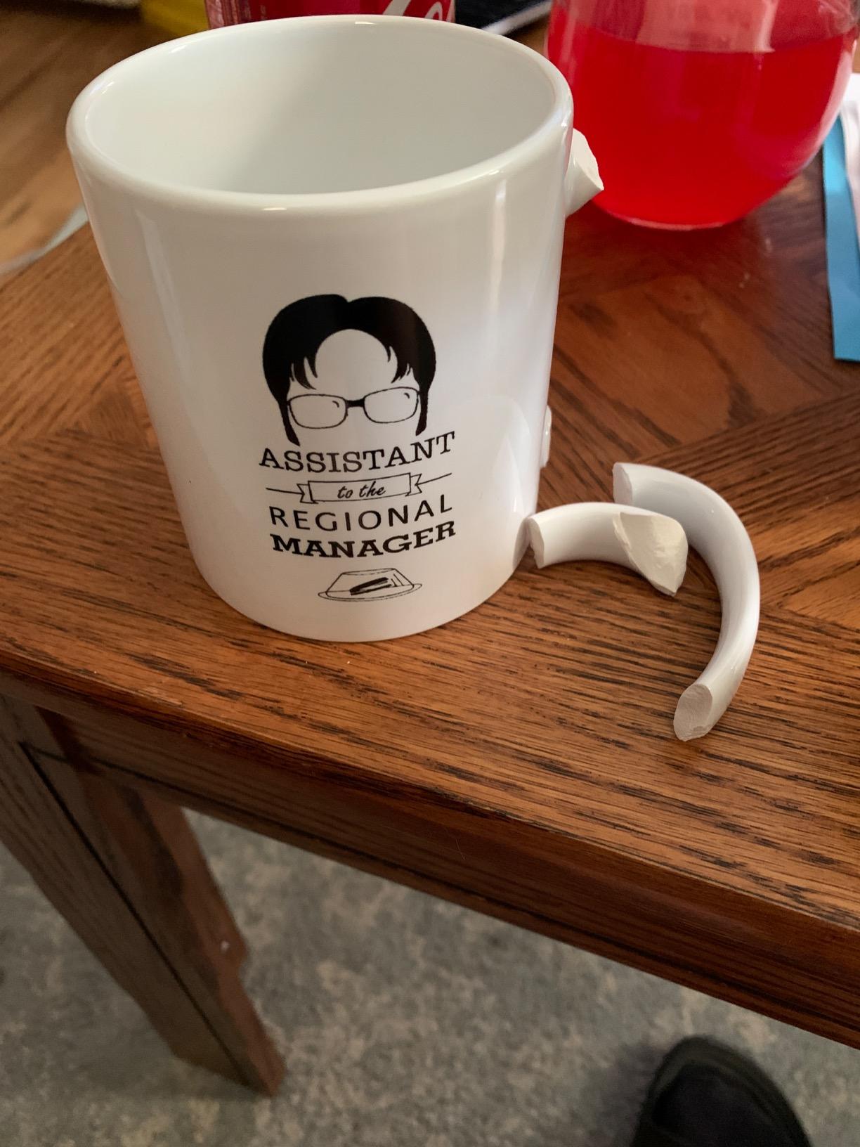 COOL AF Assistant To The Regional Manager Coffee Mug - The Office Gifts - Dwight Schrute The Office Merchandise - 11oz Collectible Dunder Mifflin Mug For Men And Women - Customer Photo 1