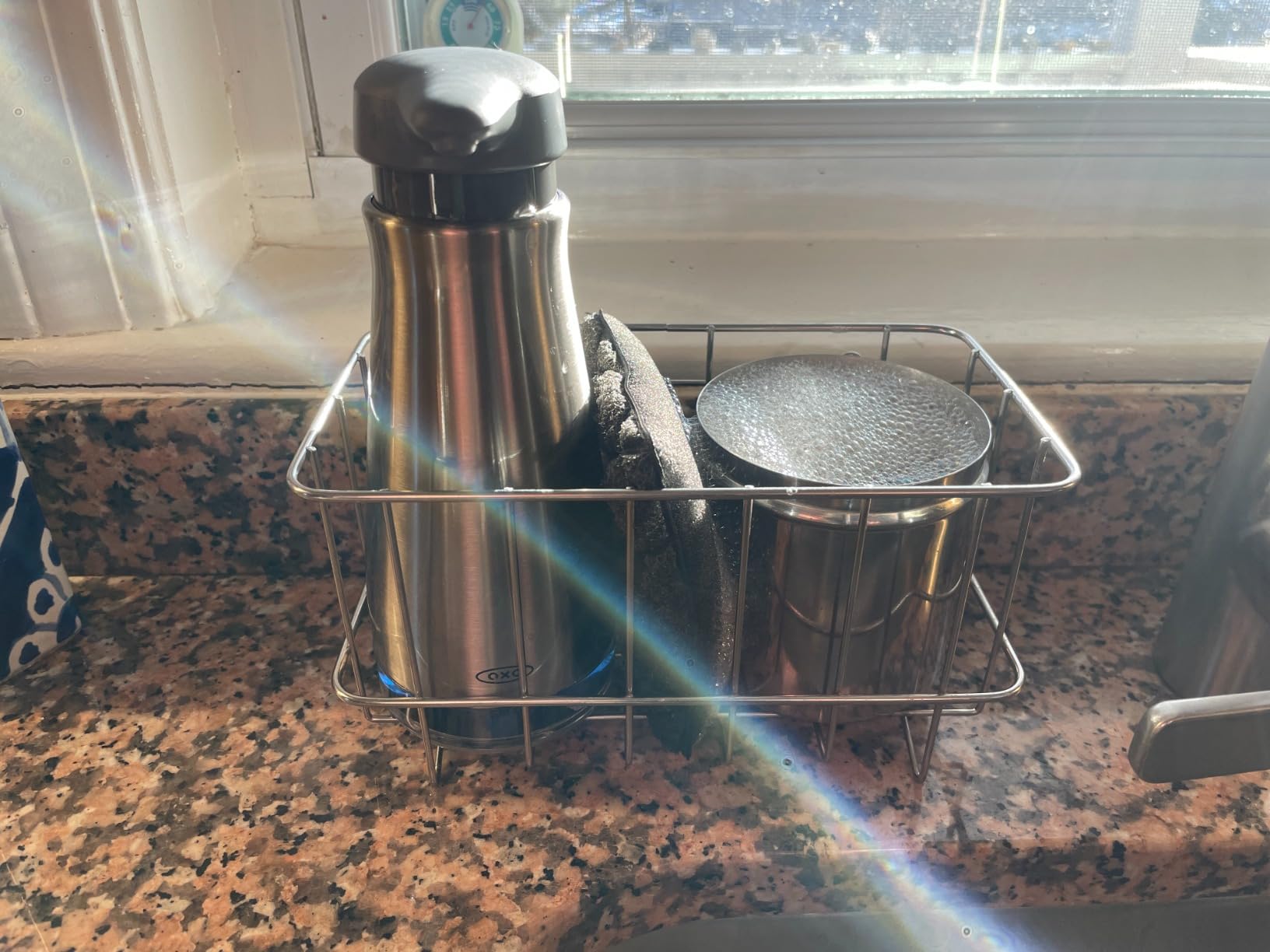 OXO Good Grips Stainless Steel Soap Dispenser, Kitchen and Bathroom Accessories customer photo 1