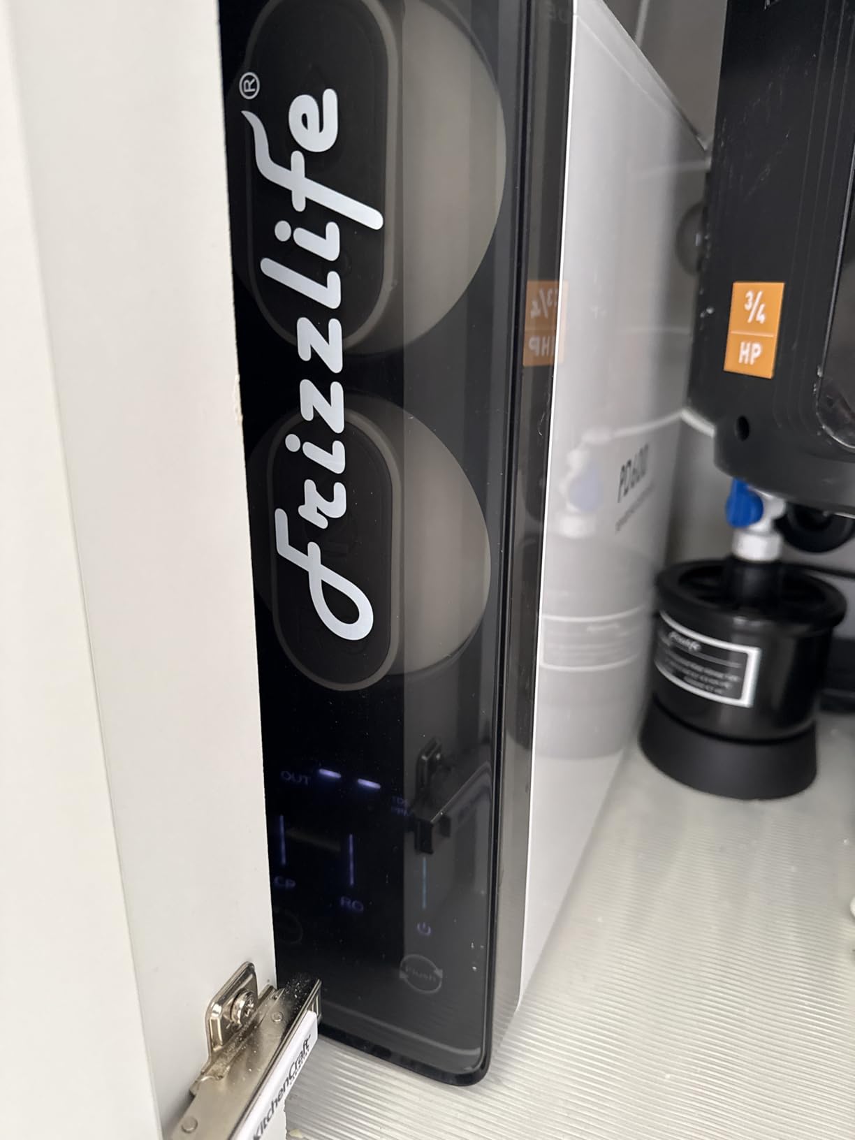 Frizzlife Reverse Osmosis Water Filter - Alkaline Mineral pH+, NSF/ANSI 58&53&42&372 Standard, 600GPD Tankless RO Reverse Osmosis System, Under Sink, 2:1 Pure to Drain, Reduce FPAS/PFOA, PD600-TAM3 customer photo 1
