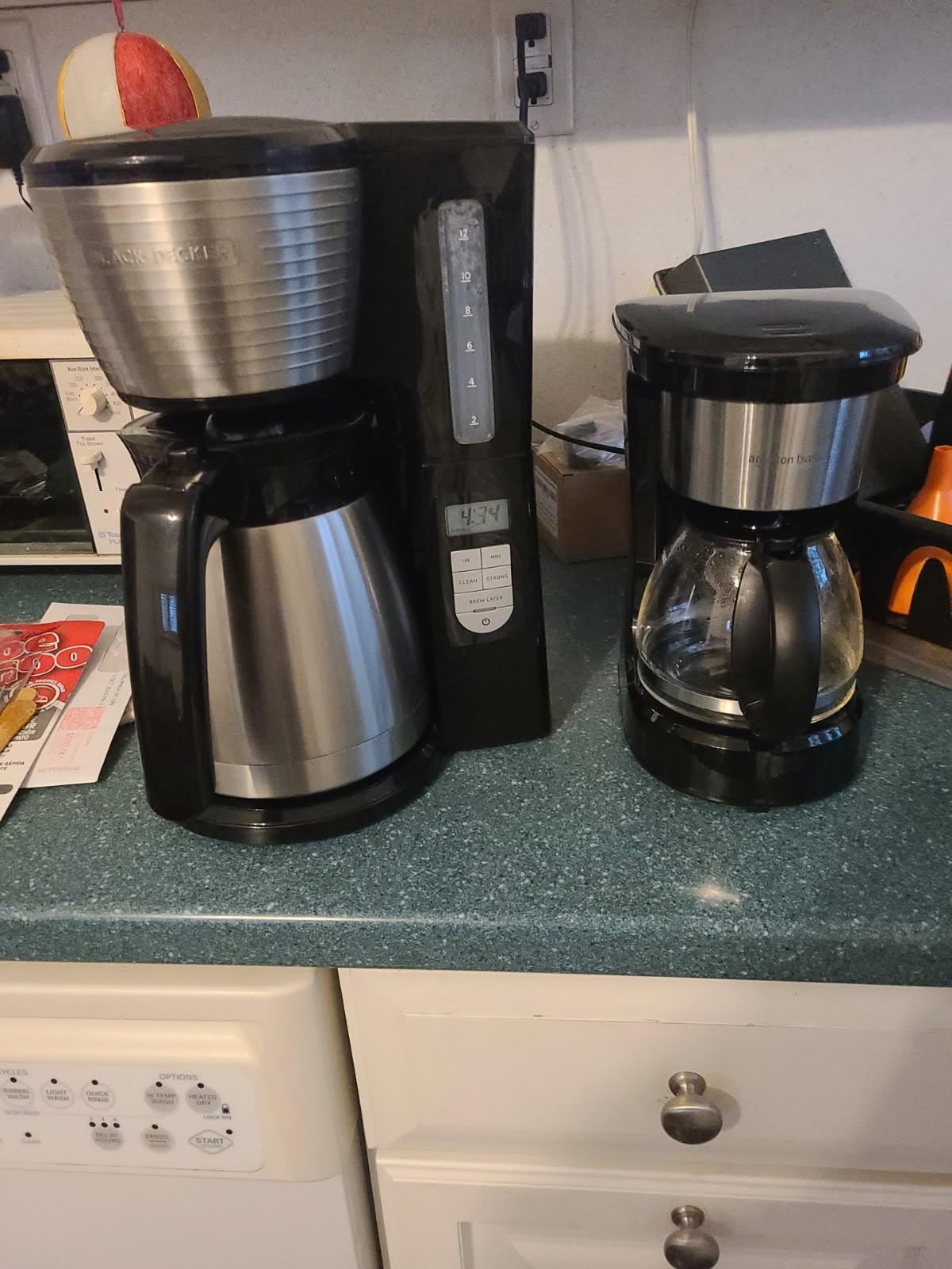 Amazon Basics Coffee Makers, 5-Cup Coffee Machines with Reusable Filter, Coffee Pots, Black & Stainless Steel - Customer Photo 1