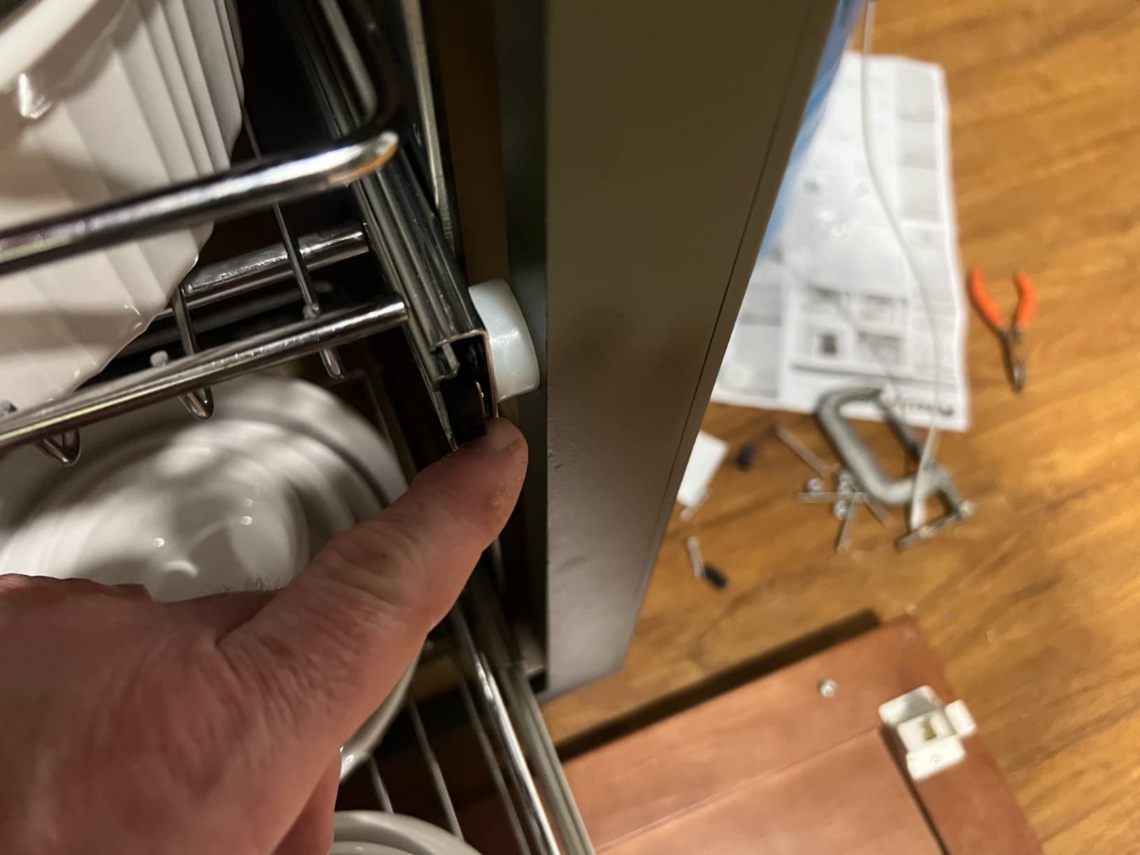 Rev-A-Shelf 2-Tier Kitchen Cabinet Pullout Shelf and Drawer Organizer Slide Out Pantry Storage Basket in Multiple Sizes, 12 x 22 In, 5WB2-1222CR-1 customer photo 1