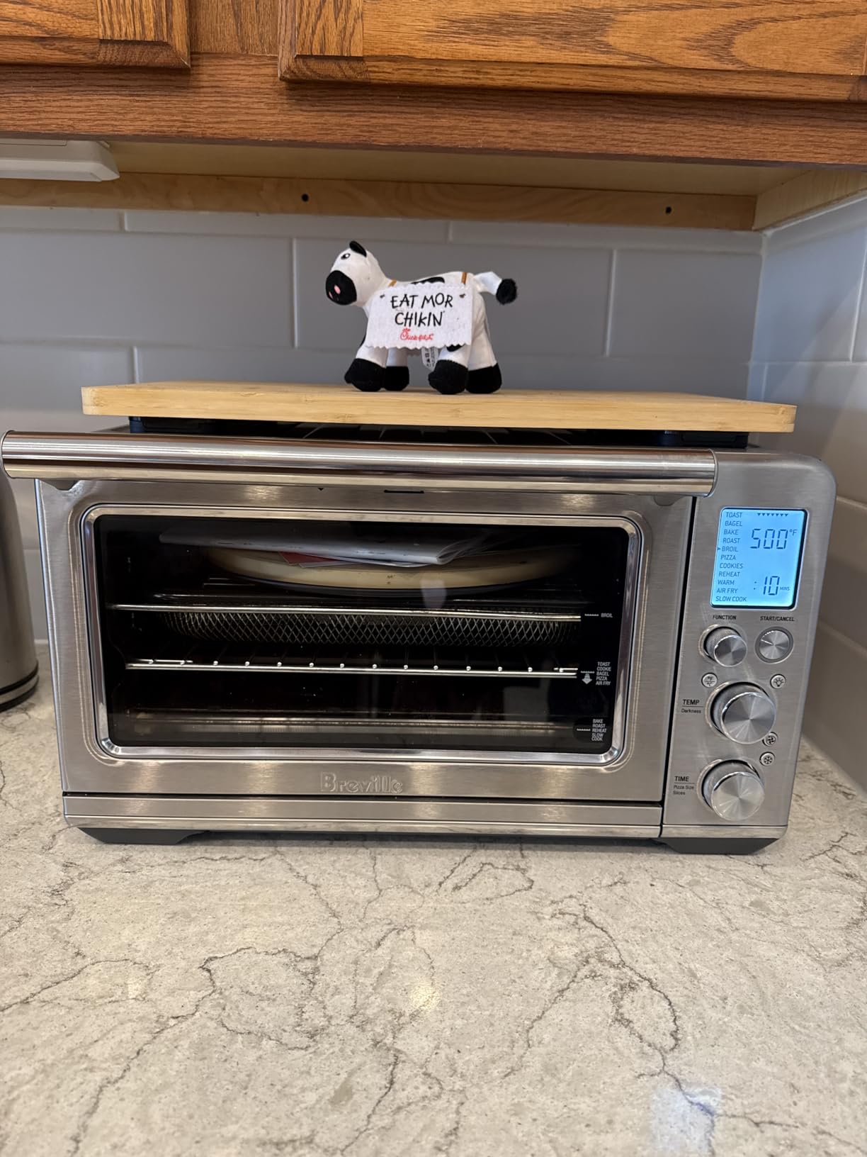 Breville BOV860BSS Smart Oven Air Fryer and Convection Oven, 0.8 Cubic Feet Capacity, Brushed Stainless Steel Customer Review Breville BOV860BSS Smart Oven Air Fryer and Convection Oven, 0.8 Cubic Feet Capacity, Brushed Stainless Steel - Customer Photo 4