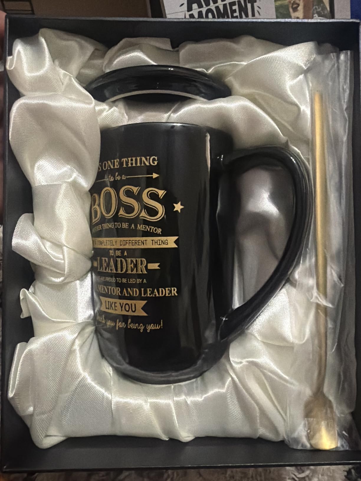 Gifts for Grandma - Best Grandma Ever Mug, Unique Christmas Birthday Gifts for New Grandmas from Granddaughter Grandson - 14Oz Pink Marble Ceramic Coffee Mugs Print with Gold - Lid Spoon Card, Box - Customer Photo 1