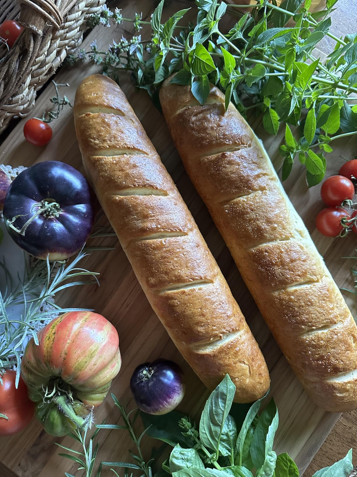 Tiawudi 2 Pack Nonstick Perforated Baguette Pan 15