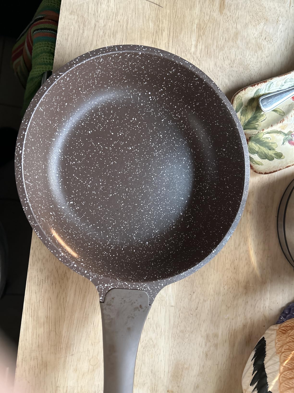 SENSARTE Nonstick Frying Pan Skillet, Swiss Granite Coating Omelette Pan, Healthy Stone Cookware Chef's Pan, PFOA Free, 11 Inch - Customer Photo 1