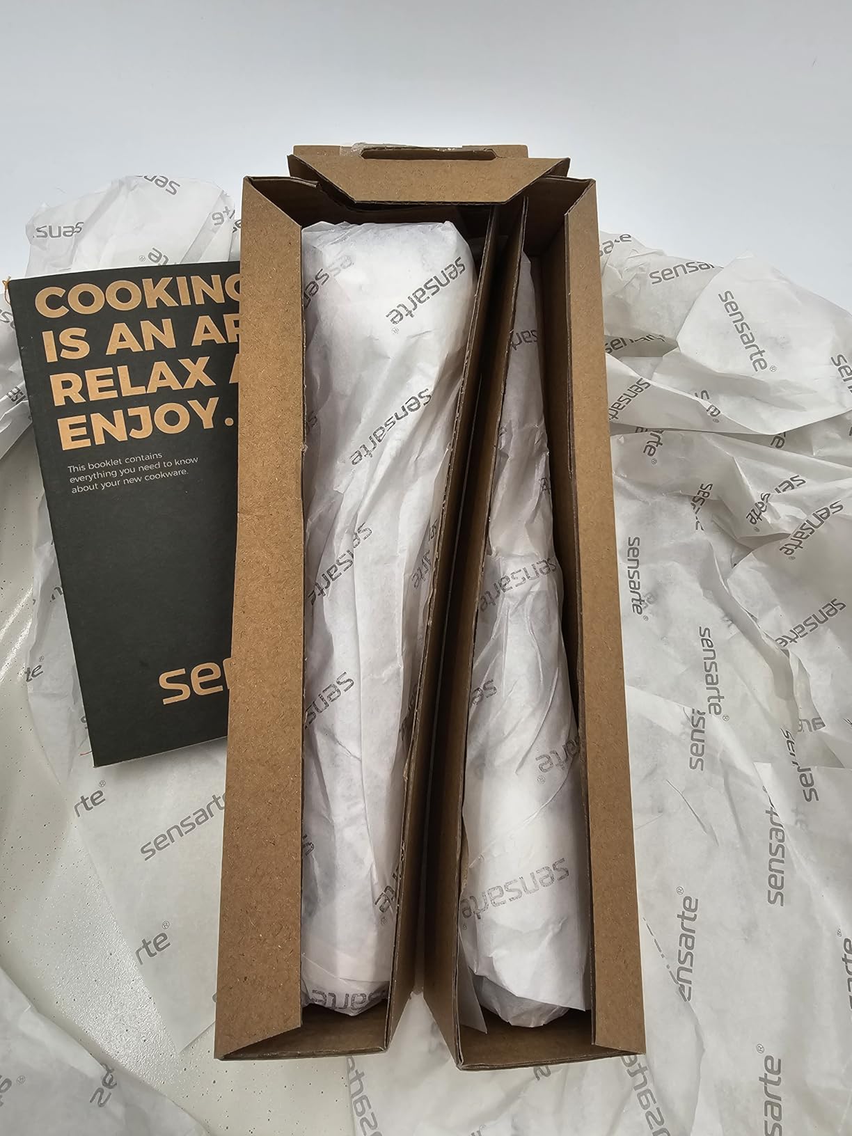 SENSARTE Nonstick Frying Pan Skillet, Swiss Granite Coating Omelette Pan, Healthy Stone Cookware Chef's Pan, PFOA Free, 11 Inch - Customer Photo 4