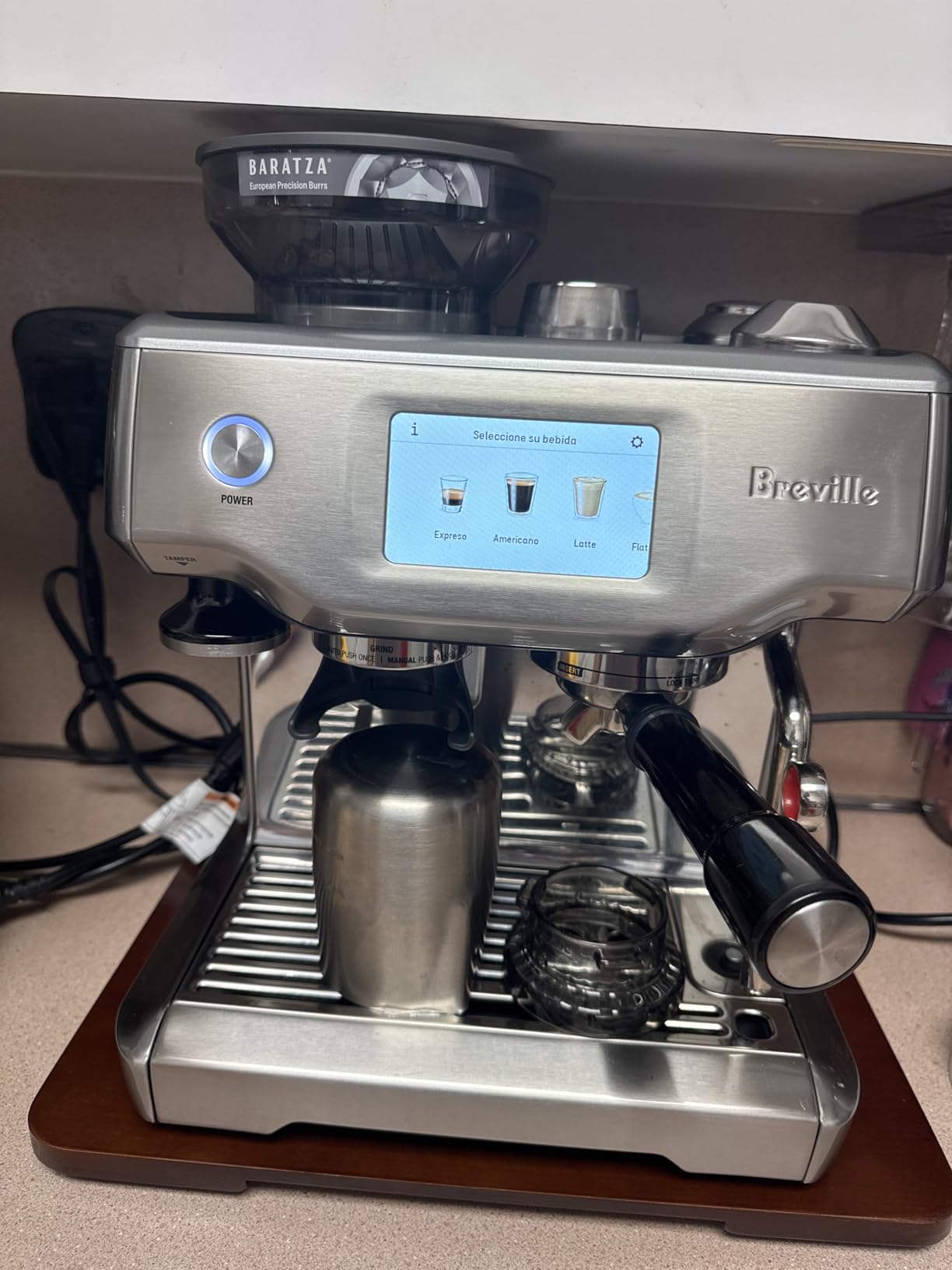 Breville Barista Touch Espresso Machine BES880BTR, Black Truffle - Customer Photo 1