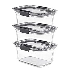 Rubbermaid Brilliance Glass Food Storage Containers, 3.2 Cup, Set of 4, BPA-Free, Leak-Proof, Clear Customer Review Rubbermaid Brilliance Glass Food Storage Containers, 3.2 Cup, Set of 4, BPA-Free, Leak-Proof, Clear - Customer Photo 1
