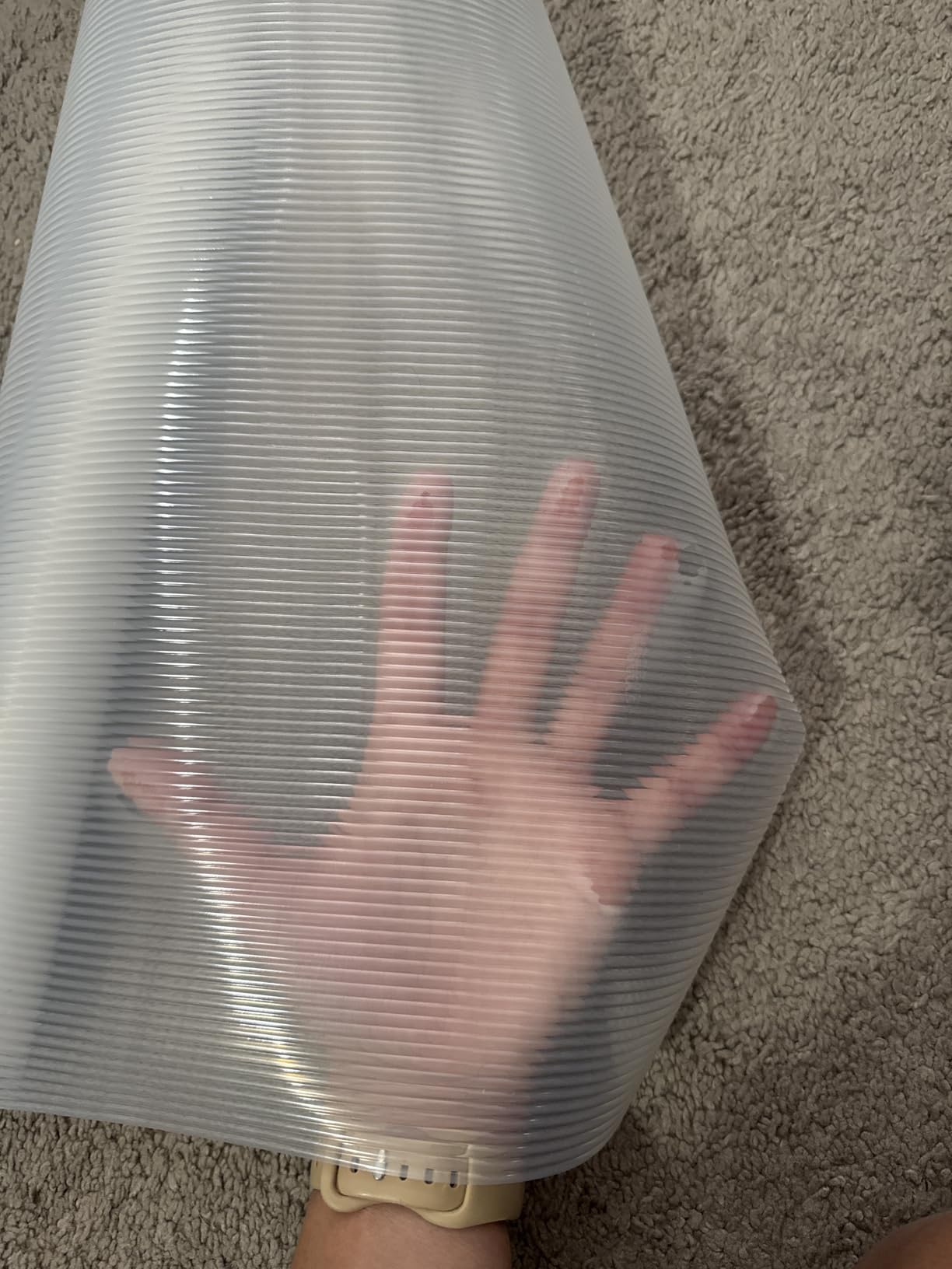 Shelf Liner, Non-Slip Cabinet Liner, Washable Oil-Proof for Kitchen Cabinet, Shelves, Refrigerator, Storage, Desks, 12 Inches x 20 FT, Non Adhesive Drawers customer photo 1