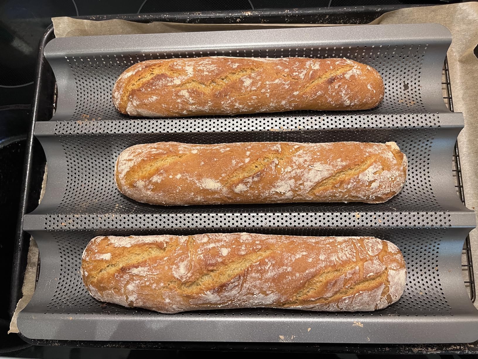 Eparé French Baguette Bread Pan for Baking - 15