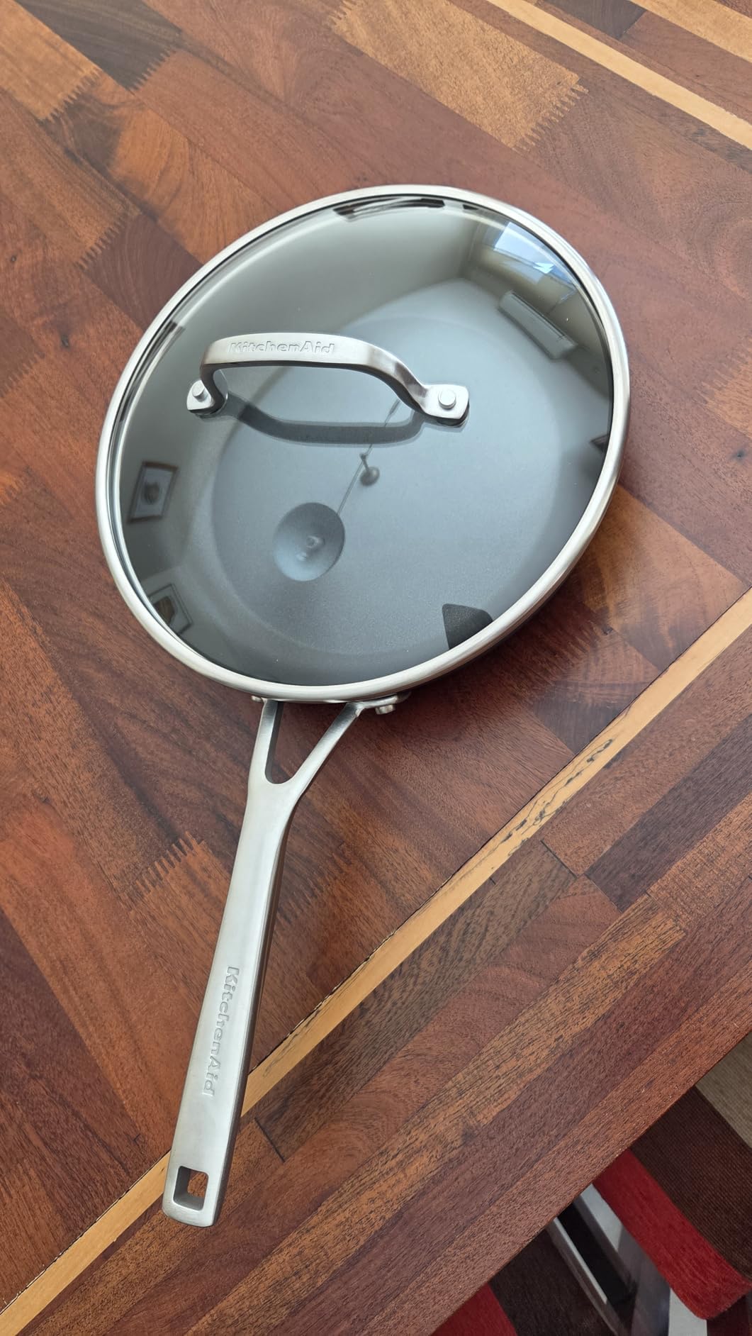 KitchenAid Hard Anodized Induction Nonstick Cookware Pots and Pans Set, 10 Piece, Matte Black - Customer Photo 2