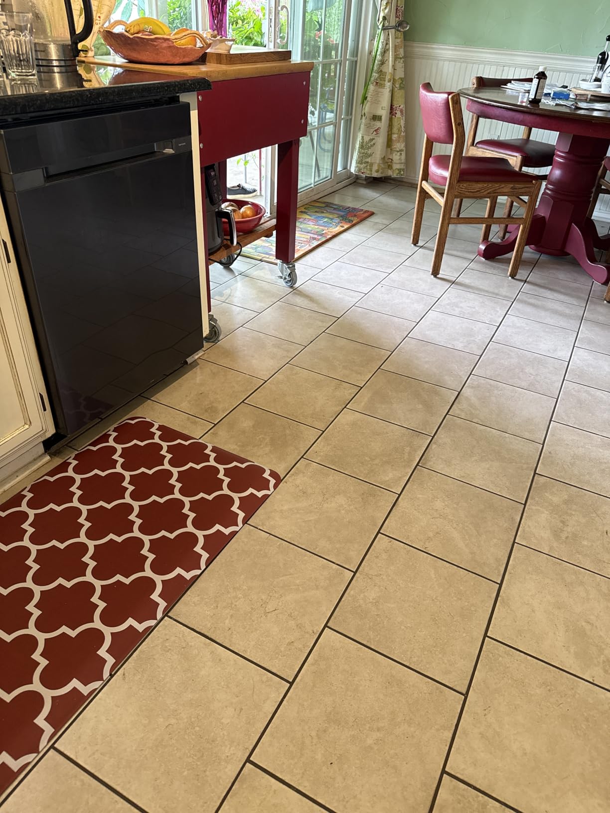 WISELIFE Kitchen Mat and Rugs Cushioned Anti-Fatigue,17.3