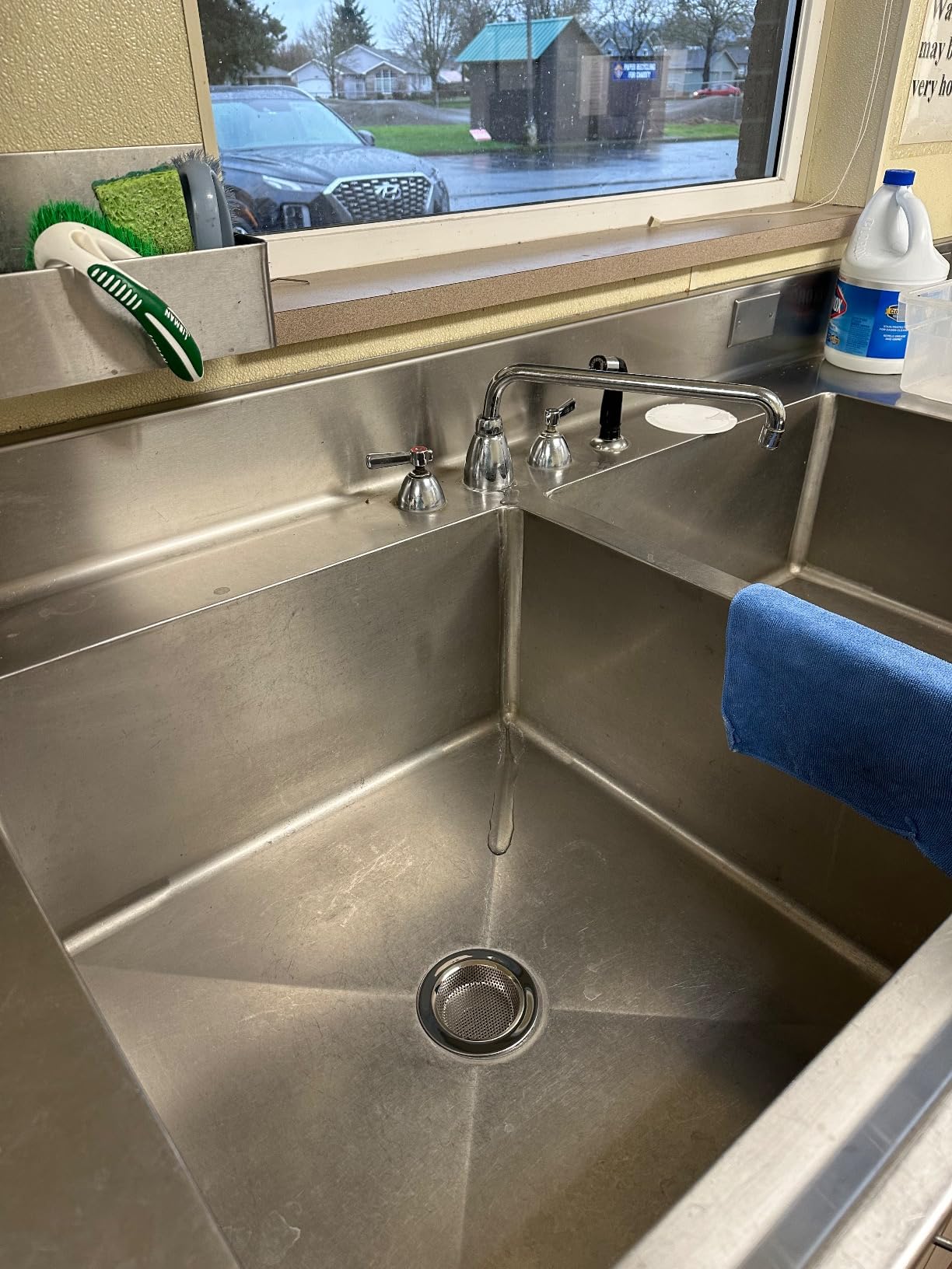 MR.SIGA Kitchen Sink Strainer, Stainless Steel Sink Drain Strainer, Dishwasher Safe, Outer Diameter 4.4 inch/11.2cm, Inner Diameter 3 inch/7.6cm, Pack of 3 customer photo 1