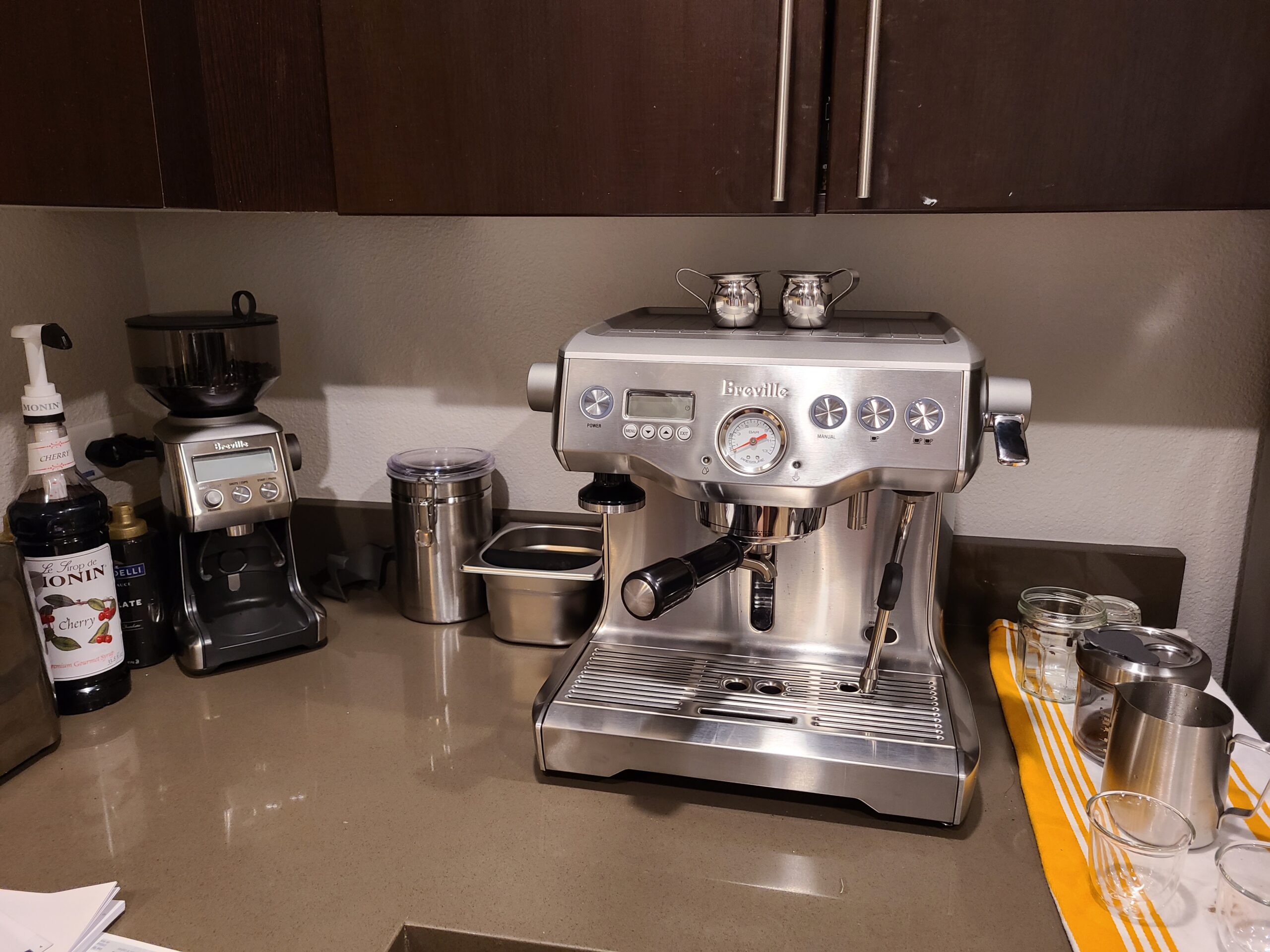 Breville Dynamic Duo Dual Boiler Espresso Machine and Smart Grinder Pro Package, Stainless Steel - BEP920BSS - Customer Photo 4