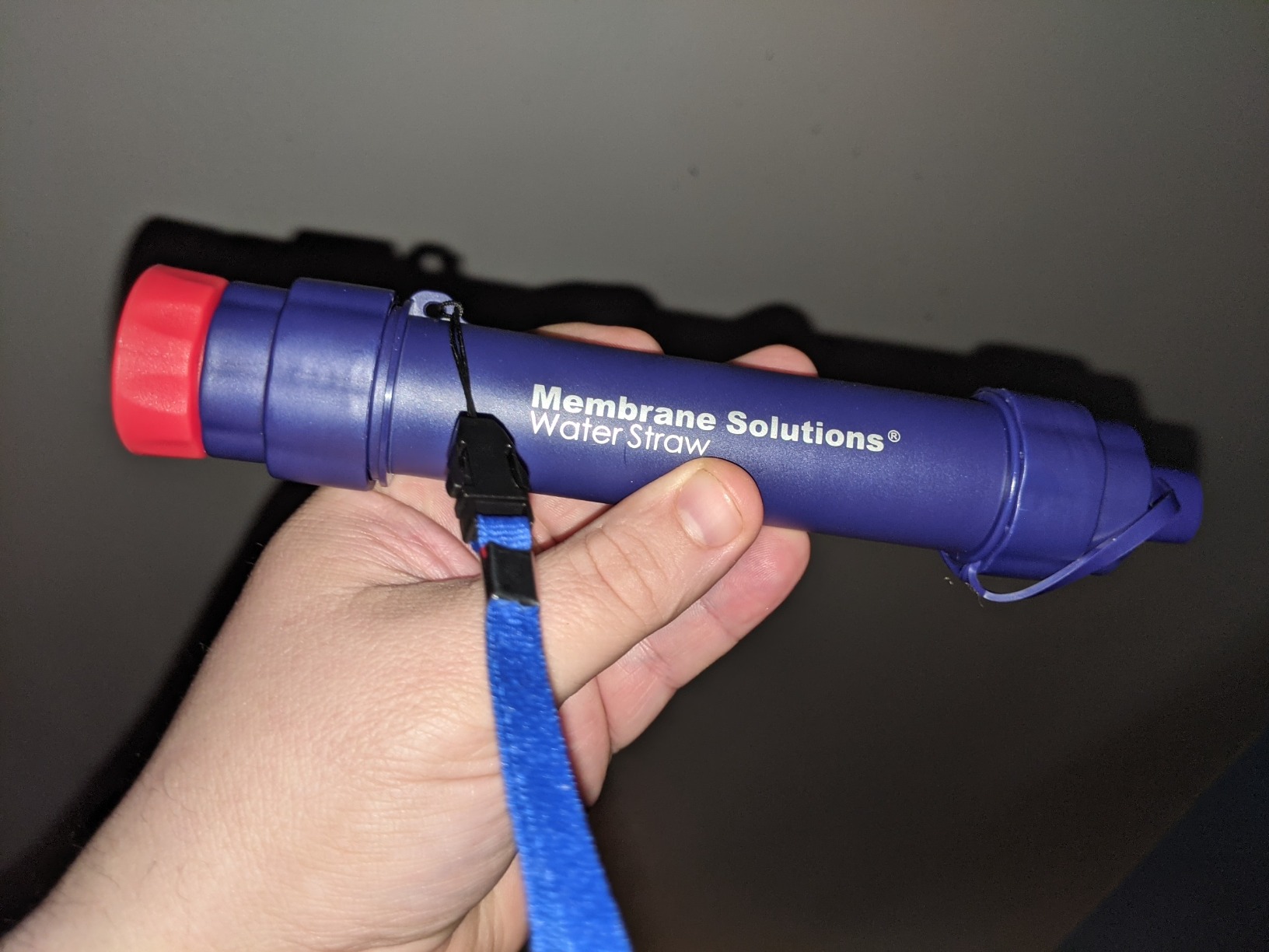 Membrane Solutions Water Filter Straw S2, NSF/ANSI 42&372&401 Certified, 4-Stage 0.1 μm Portable Water Purifier with Replaceable Filter, 5,000L Capacity for Camping, Hiking, Survival and Emergency - Customer Photo 2