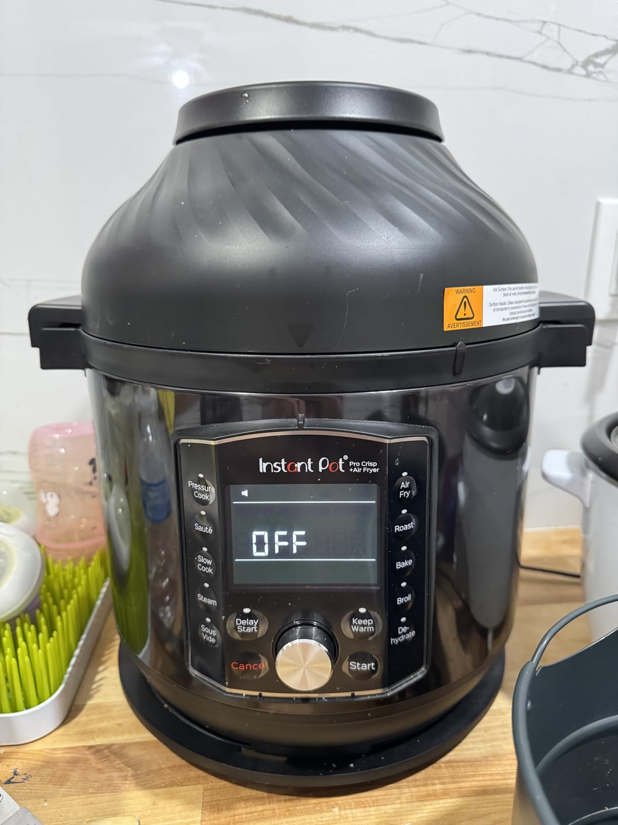 Instant Pot Pro Crisp 11-in-1 Air Fryer and Electric Pressure Cooker Combo with Multicooker Lids that Air Fries, Steams, Slow Cooks, Sautés, Dehydrates, & More, Free App With Over 800 Recipes, 8 Quart - Customer Photo 1