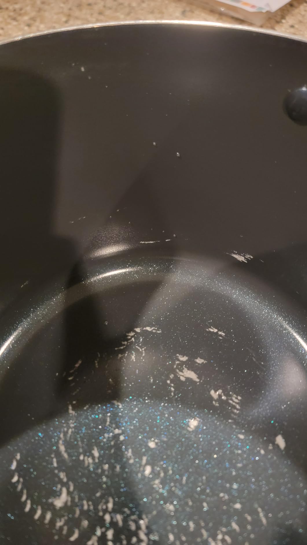 Blue Diamond Nonstick 2QT Saucepan with Lid, Non Toxic PFAS-Free Diamond Ceramic, Dishwasher & Oven Safe, Metal Utensil Safe Pot, Stay Cool Handle, Chef Pan, Glass Lid, Blue - Customer Photo 1