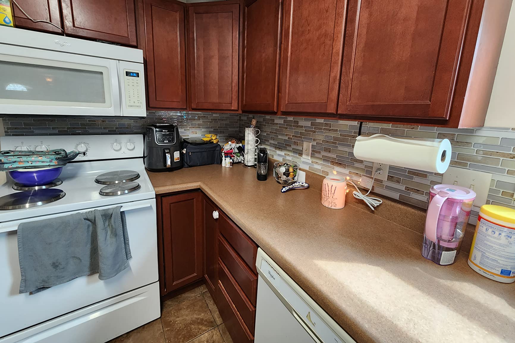Art3d Peel and Stick Backsplash for Kitchen White Subway (10 Tiles, Thicker Design) - Customer Photo 2