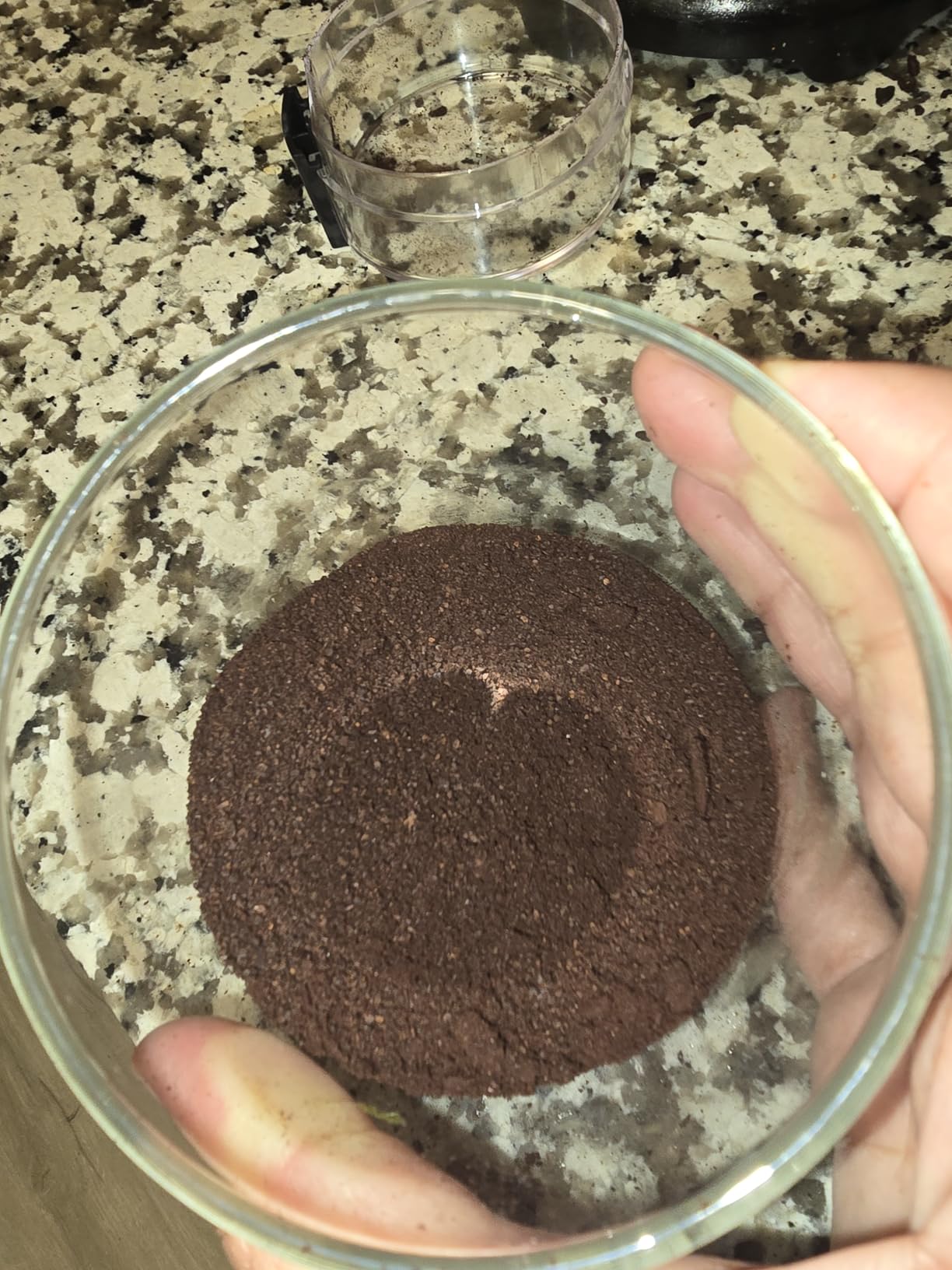 Wancle Electric Coffee Grinder, Spice Grinder, One Touch Coffee Mill for Beans, Spices and More, with Clean Brush Black - Customer Photo 3