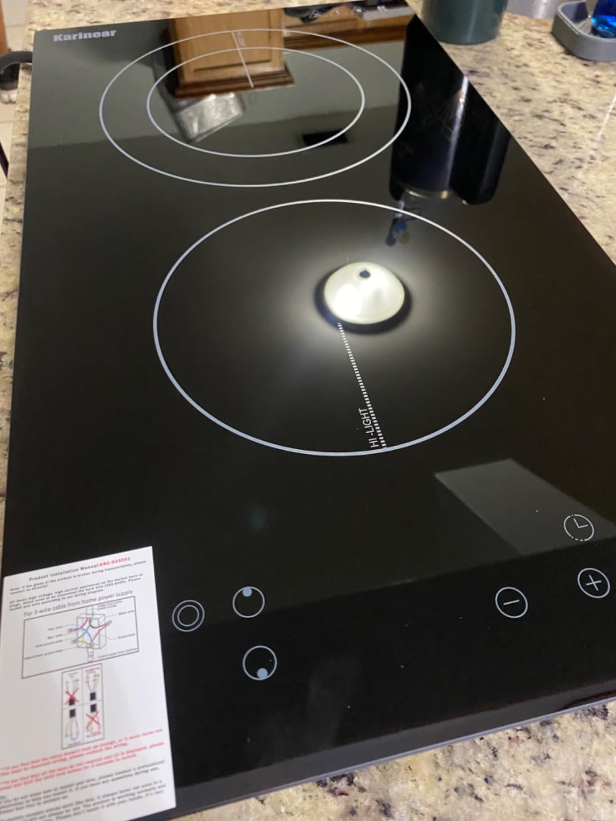 Karinear 30 Inch Electric Cooktop 30 Inch 5 Burner Drop-in Radiant Stovetop customer photo 1