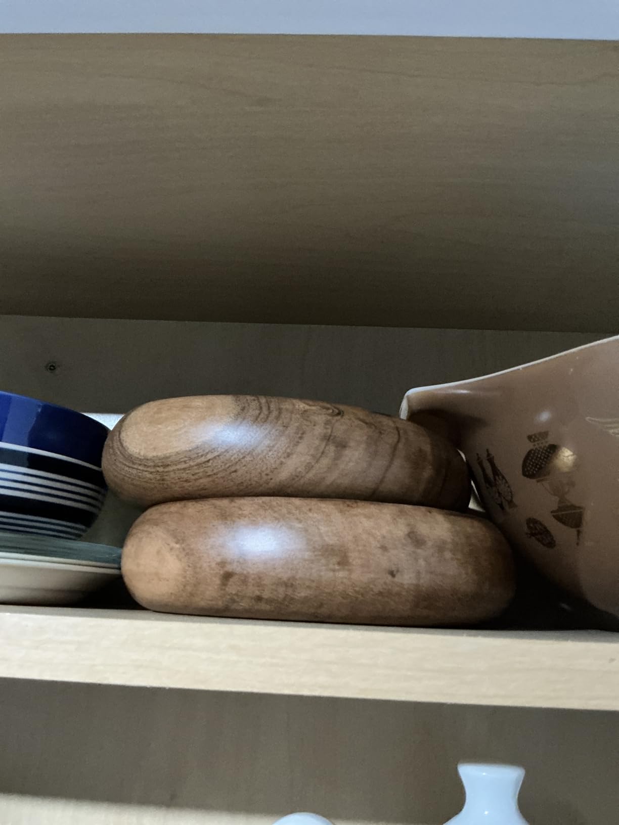 Acacia wood salad bowls set of 2 | Individual wooden bowls 8 x 2 inches (25 oz) | Use for salad, pasta, rice, acai, smoothie, soup, fruits, snacks customer photo 1